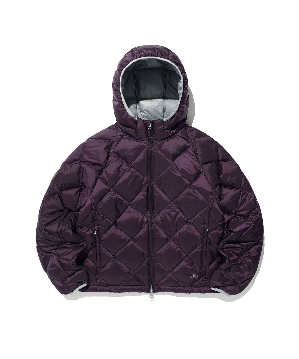 나이스고스트클럽(NICEGHOSTCLUB) HOODED LIGHT DOWN JACKET_PURPLE(NG2GWUB900A)