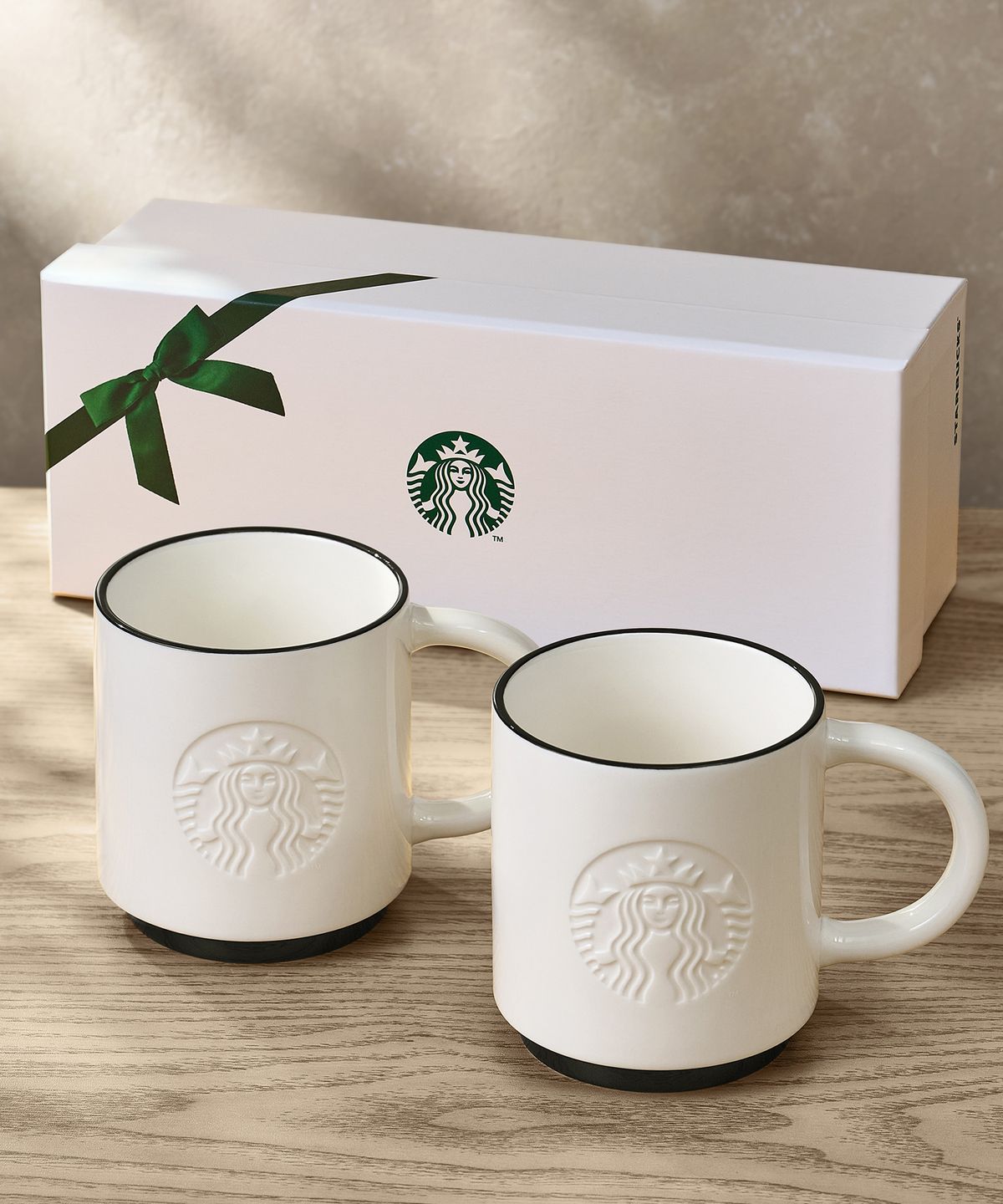 스타벅스(STARBUCKS) 시그니처 사이렌 머그 블랙 355ml 2P
