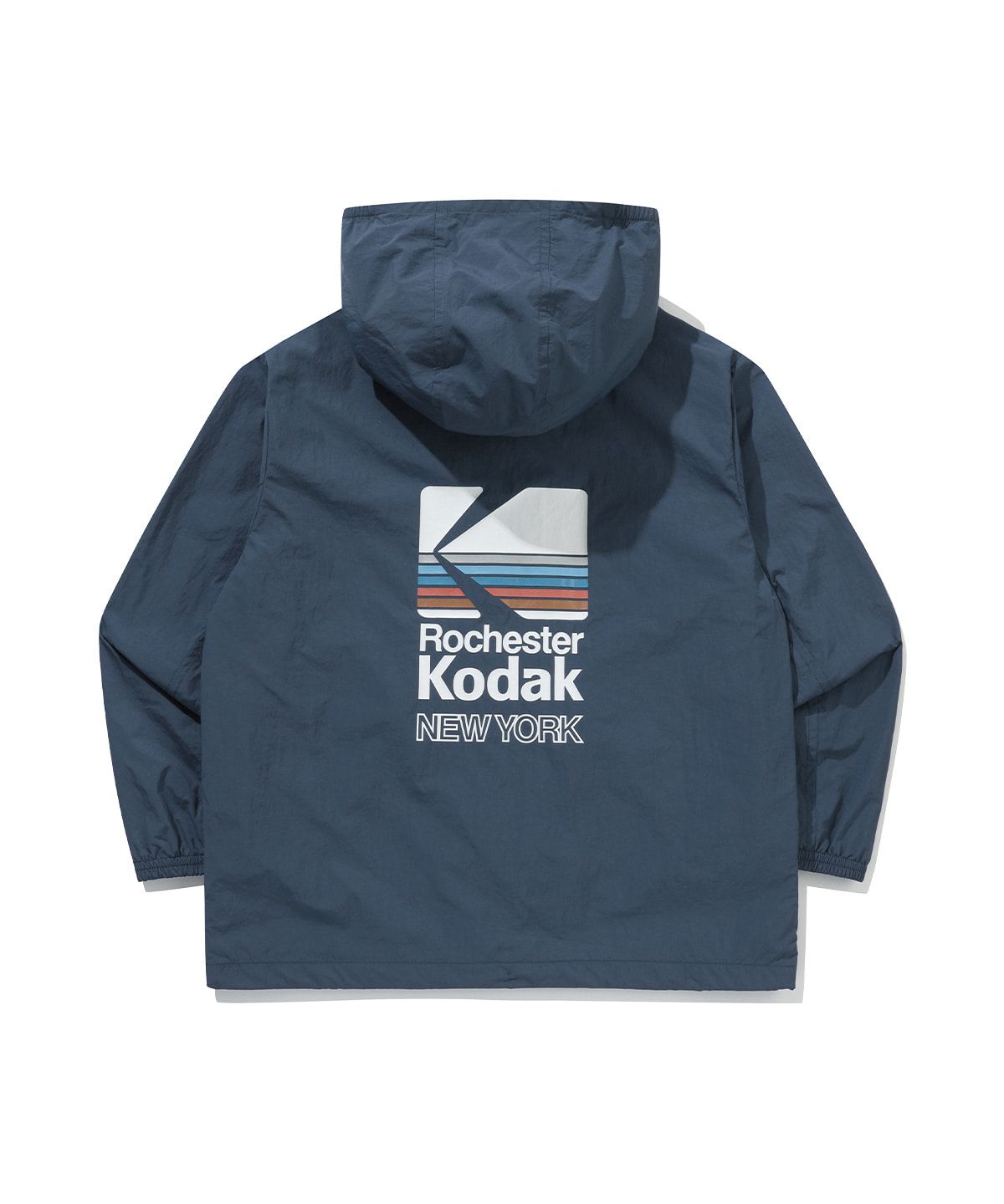 코닥 키즈(KODAK KIDS) 레인보우 메쉬안감 후드 자켓 키즈 NAVY