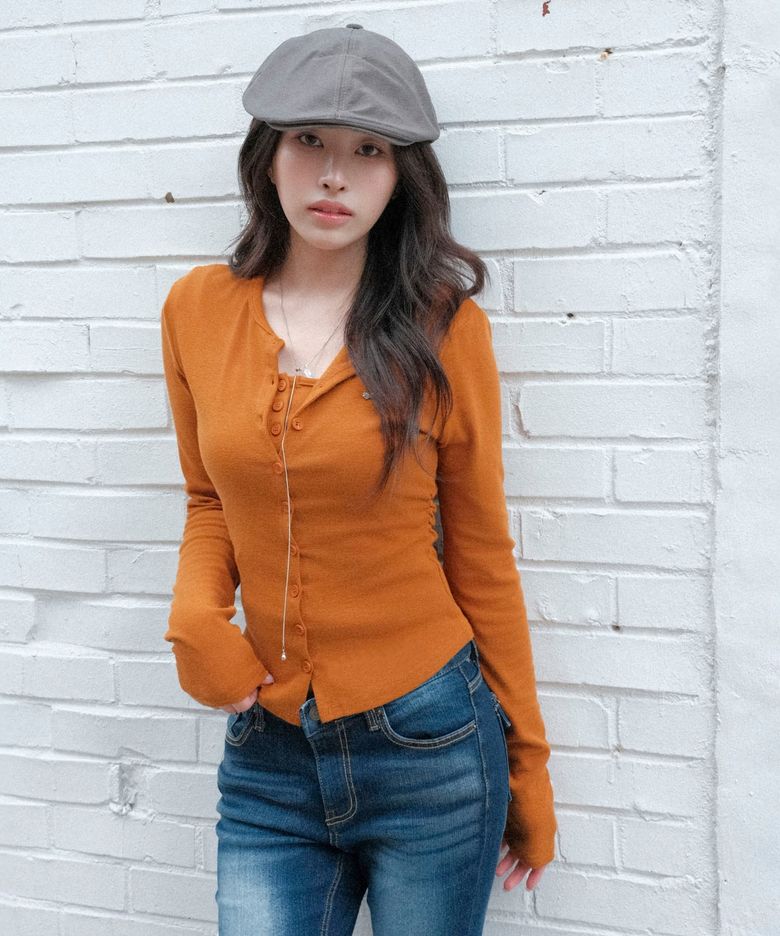 소프트 헨리넥 나시 가디건 세트3colors