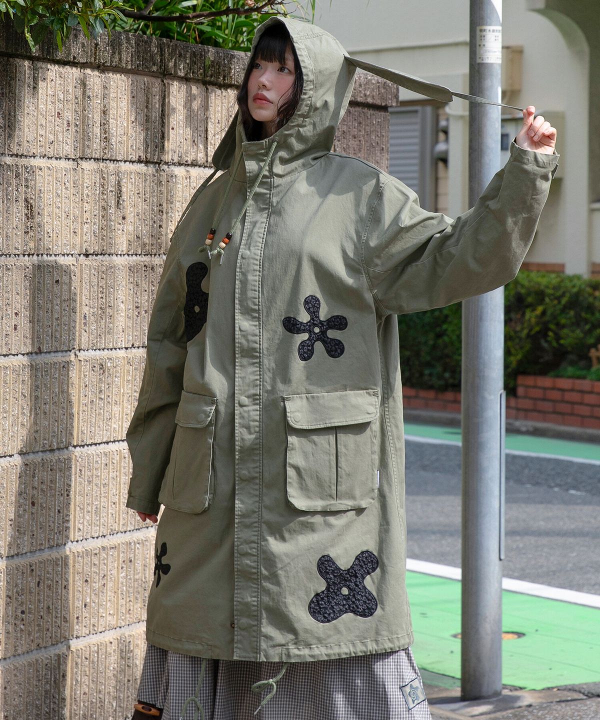루나키후(RuNaKi'Hu') WXJ046 이케우사기 m65 피시테일 파카 (KHAKI)