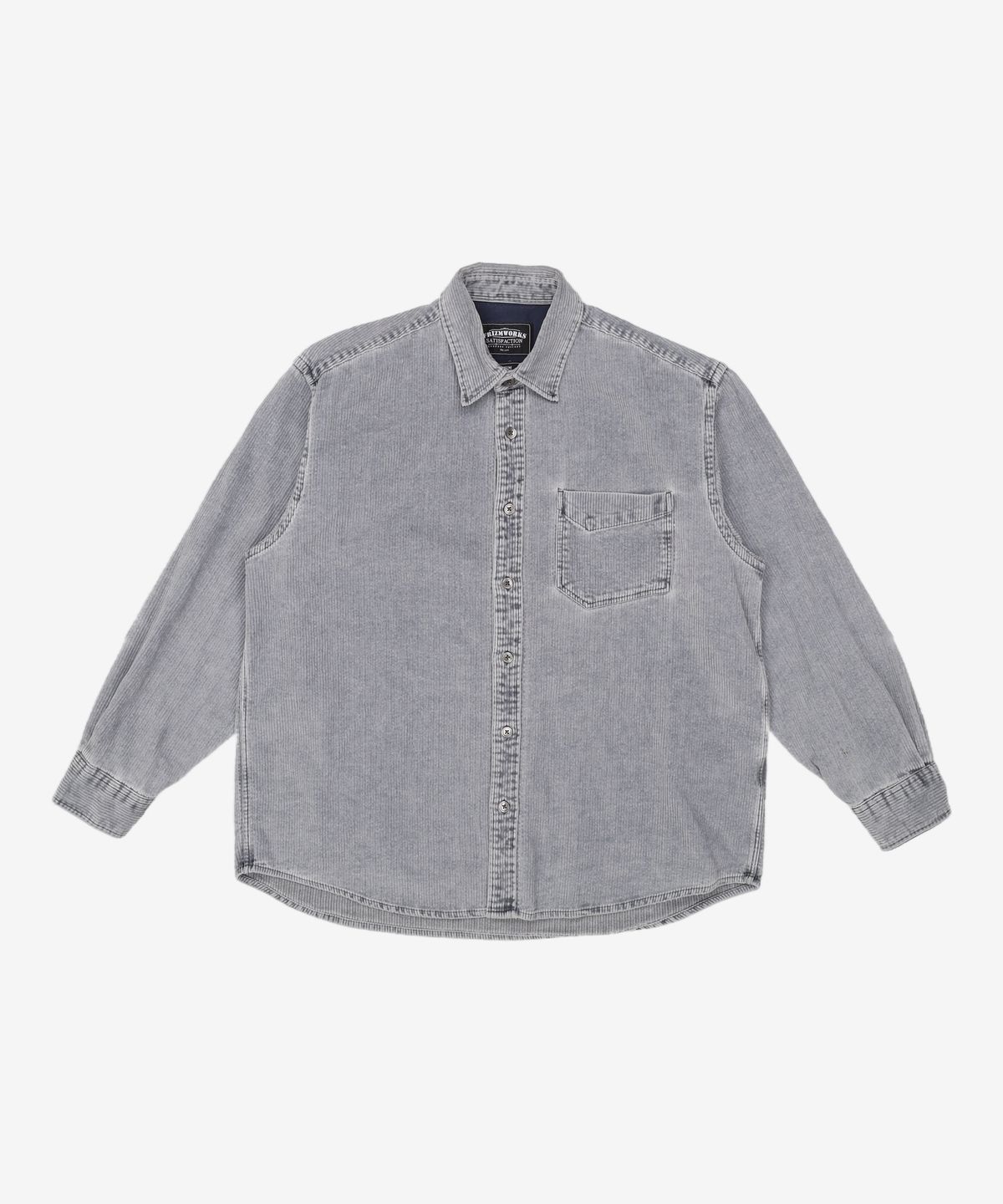 프리즘웍스(FRIZMWORKS) PIGMENT 8W CORDUROY SHIRT _ NAVY M