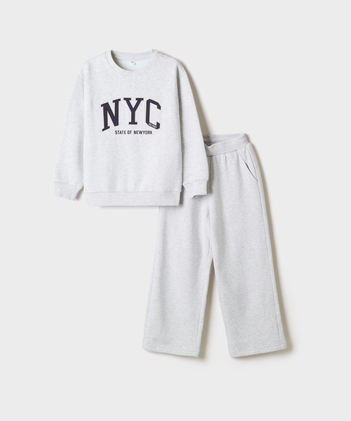 스파오 키즈(SPAO KIDS) [키즈] NYC 상하세트 (기모)_SPSMG4TKU1
