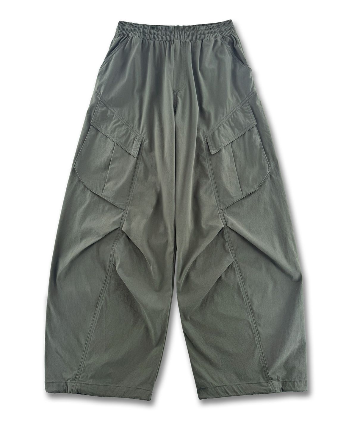 레이피커스(RAYFIKERS) 파라슈트 커브드 카고 팬츠 MR5PU551_DARK KHAKI