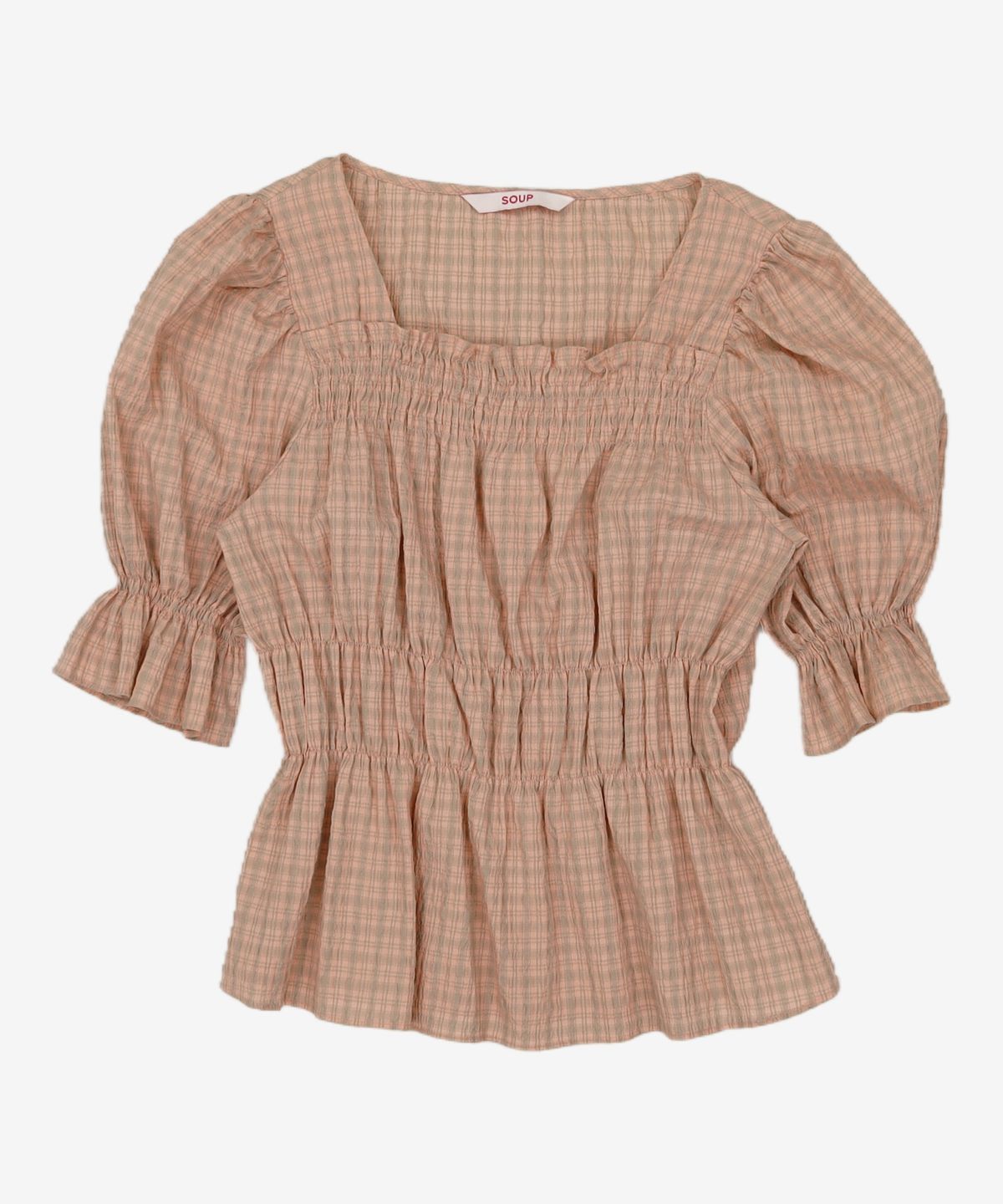 숲(SOUP) 스모킹 반팔 블라우스(SZ5SS31) 55