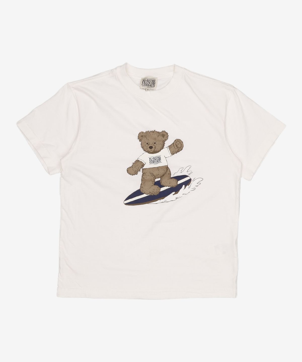마리떼 프랑소와 저버(MARITHÉ + FRANҪOIS GIRBAUD) SURFING DOODLE BEAR TEE white S