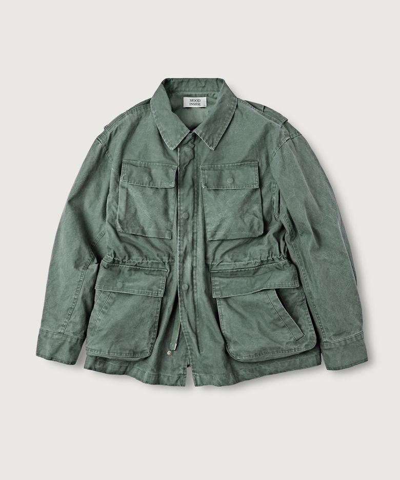 (woman) M-65 워시드 필드 자켓_Khaki