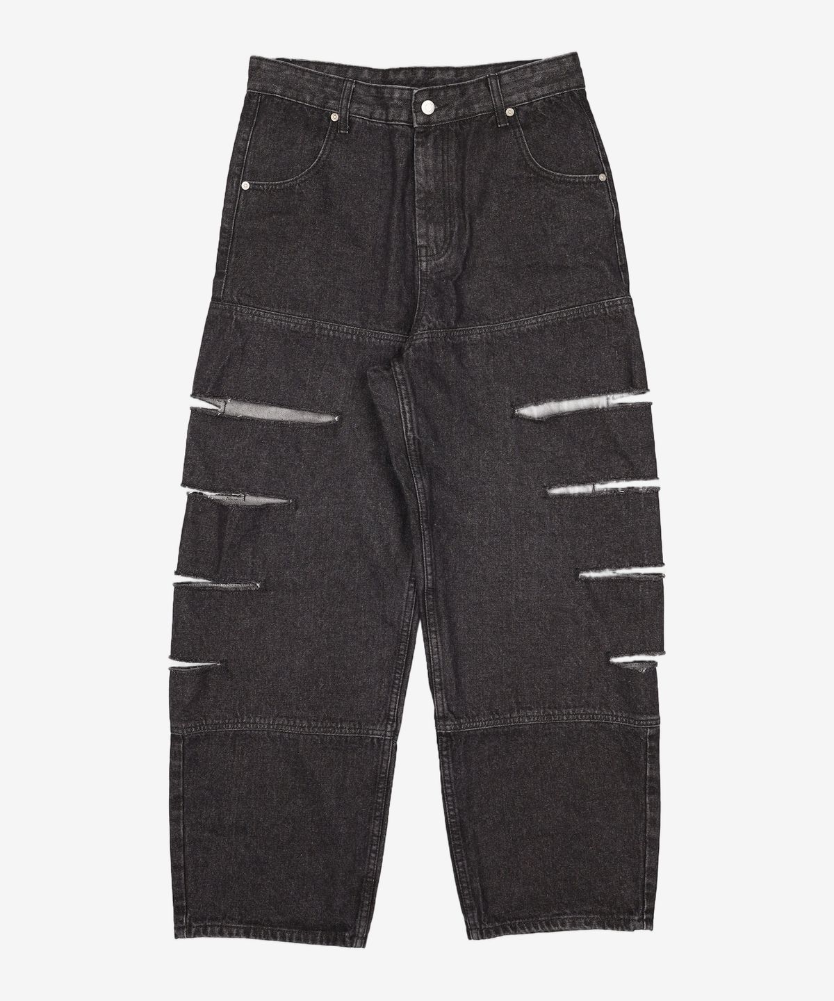 노매뉴얼(NOMANUAL) W.D DENIM PANTS - BLACK M
