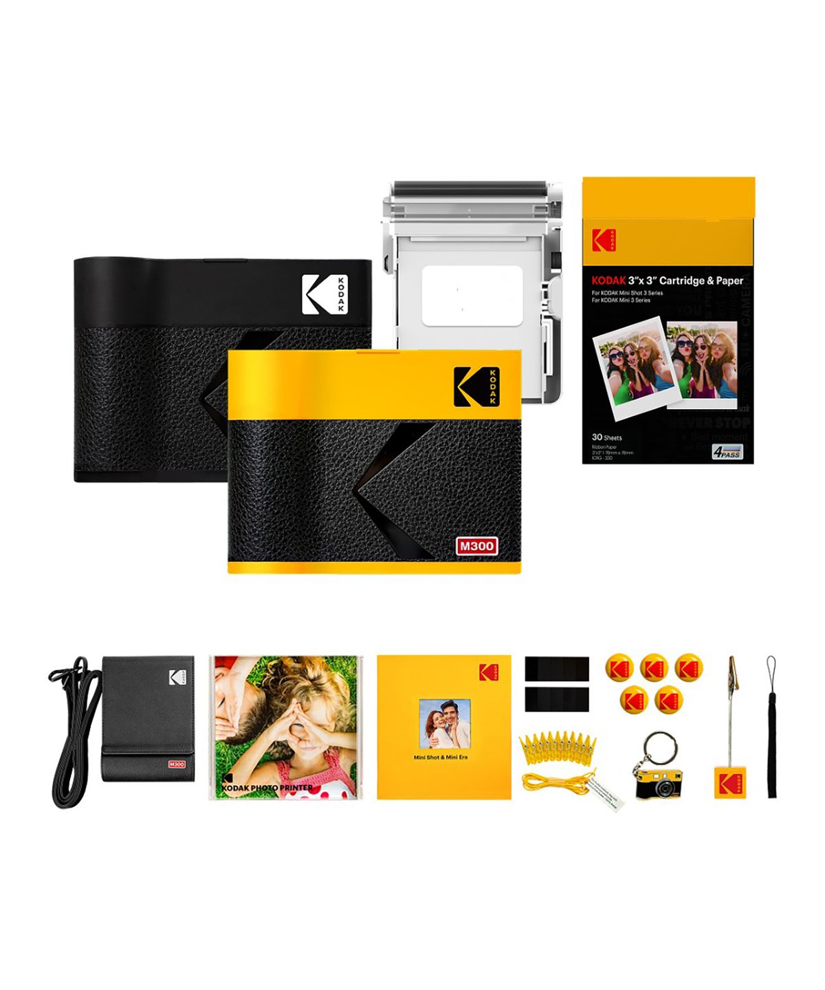 코닥 카메라(KODAK CAMERA) 미니3 ERA M300+악세사리 번들 휴대용 포토프린터