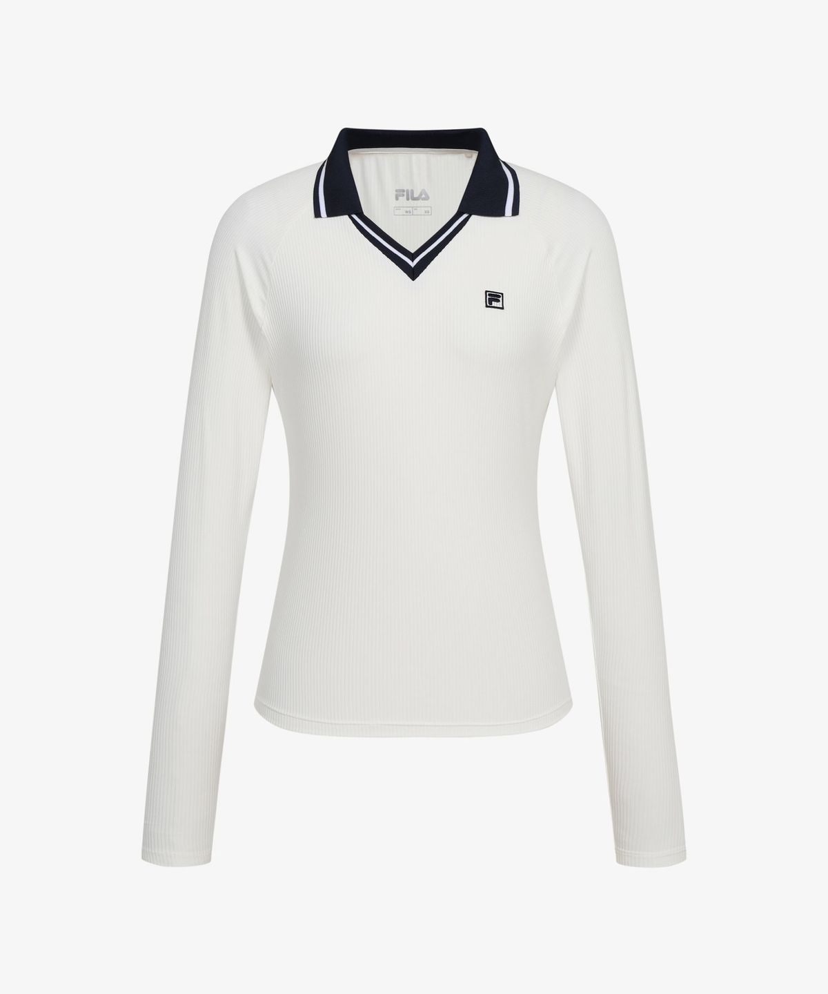 휠라(FILA) 테니스 카라 골지 긴팔티(FS263TL11F001191)