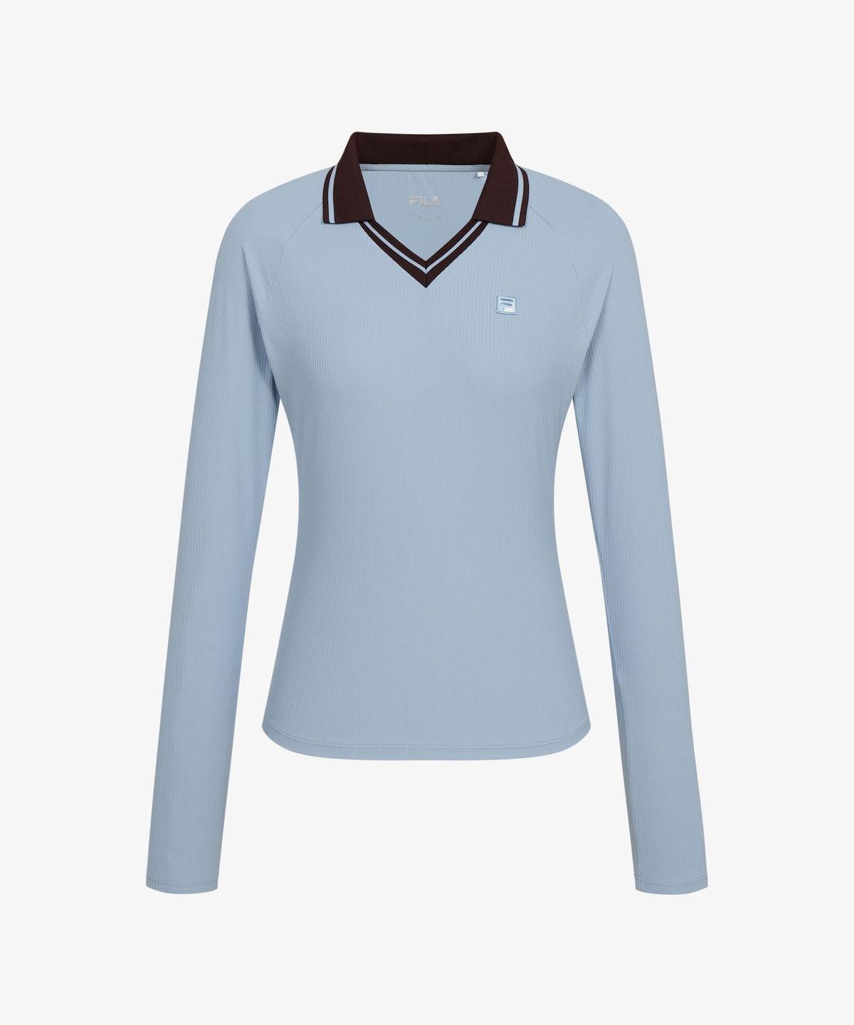 휠라(FILA) 테니스 카라 골지 긴팔티(FS263TL11F001442)