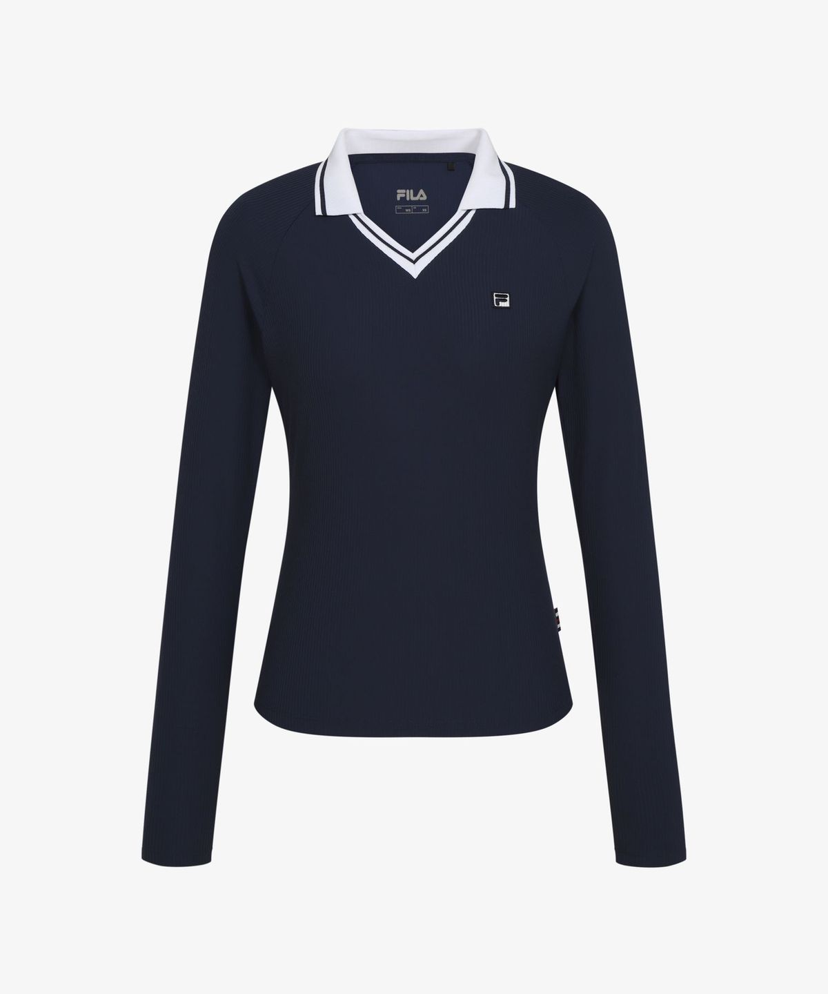 휠라(FILA) 테니스 카라 골지 긴팔티(FS263TL11F001472)