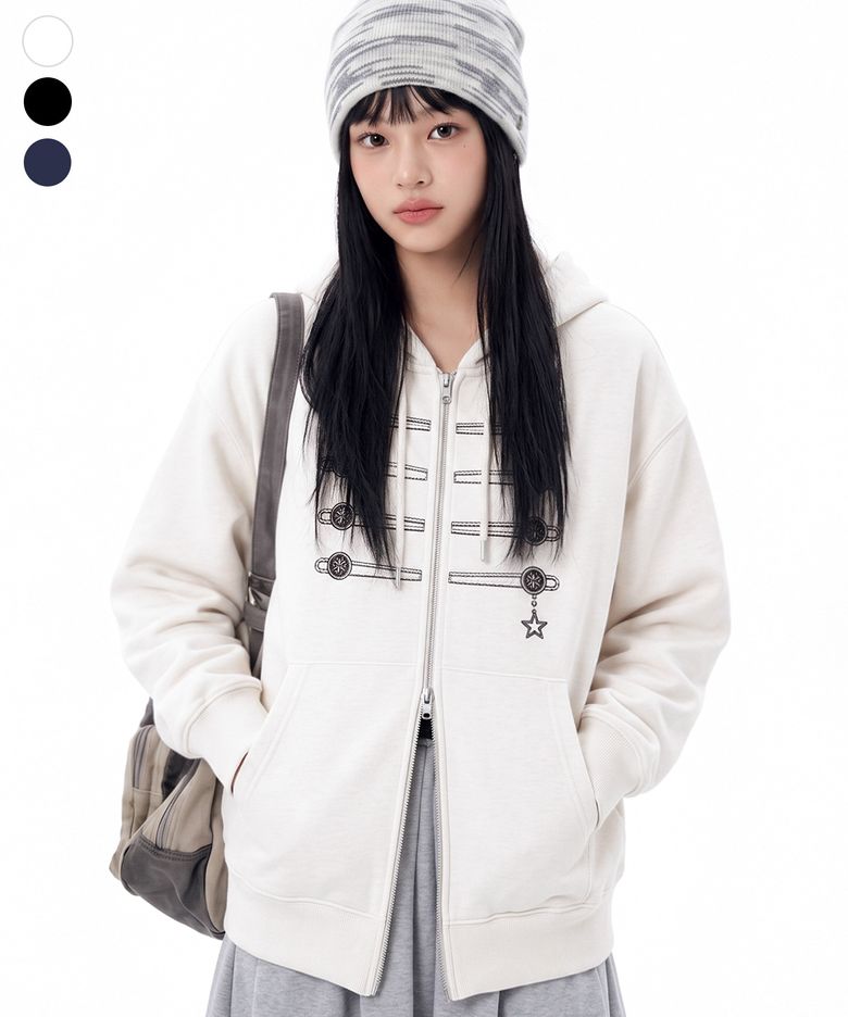 NAPOLEON 2-WAY ZIP-UP (3color) [RLZH_0024]