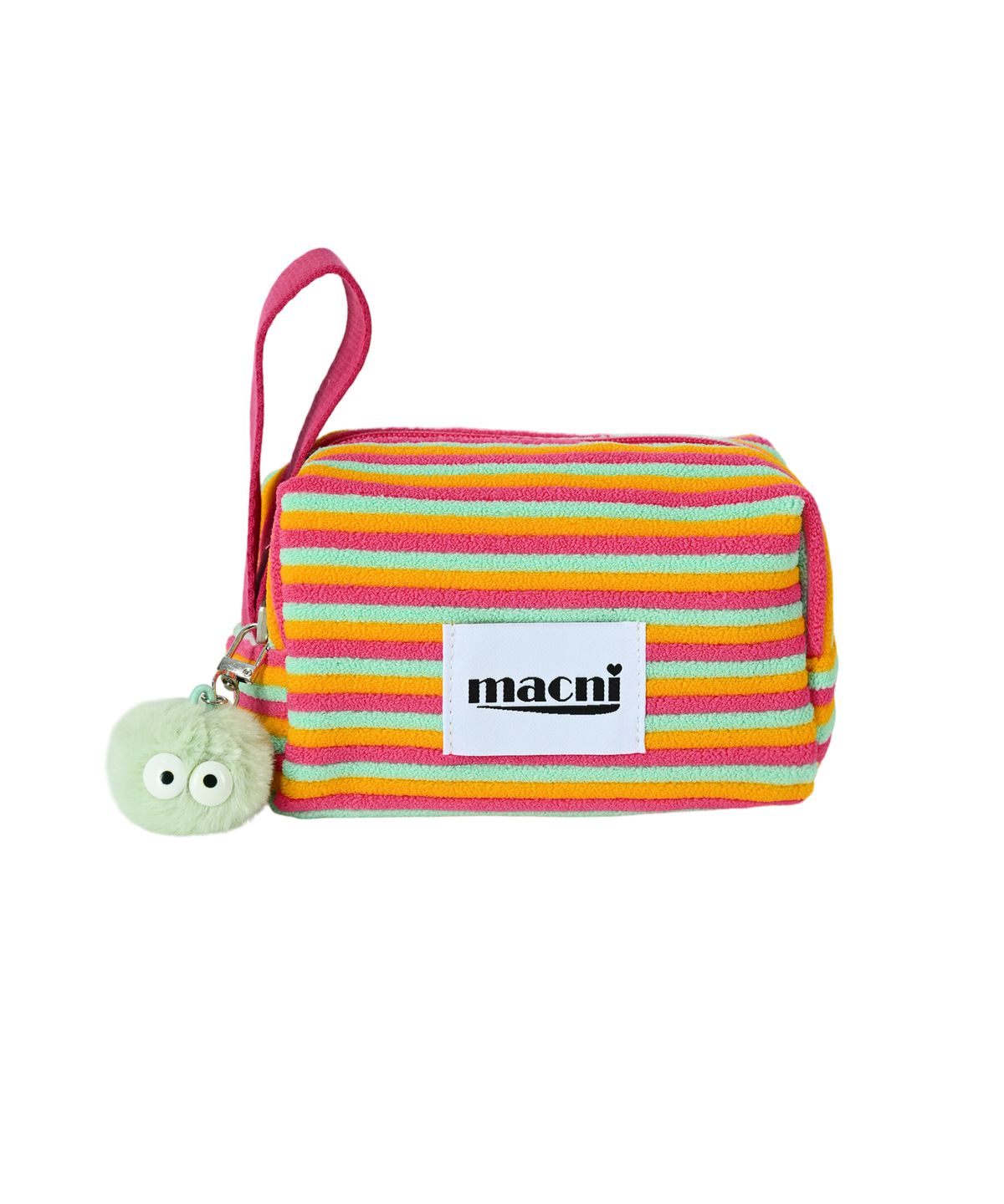 마크니(MACNI) NEMO BREAD POUCH STRIPE PINK