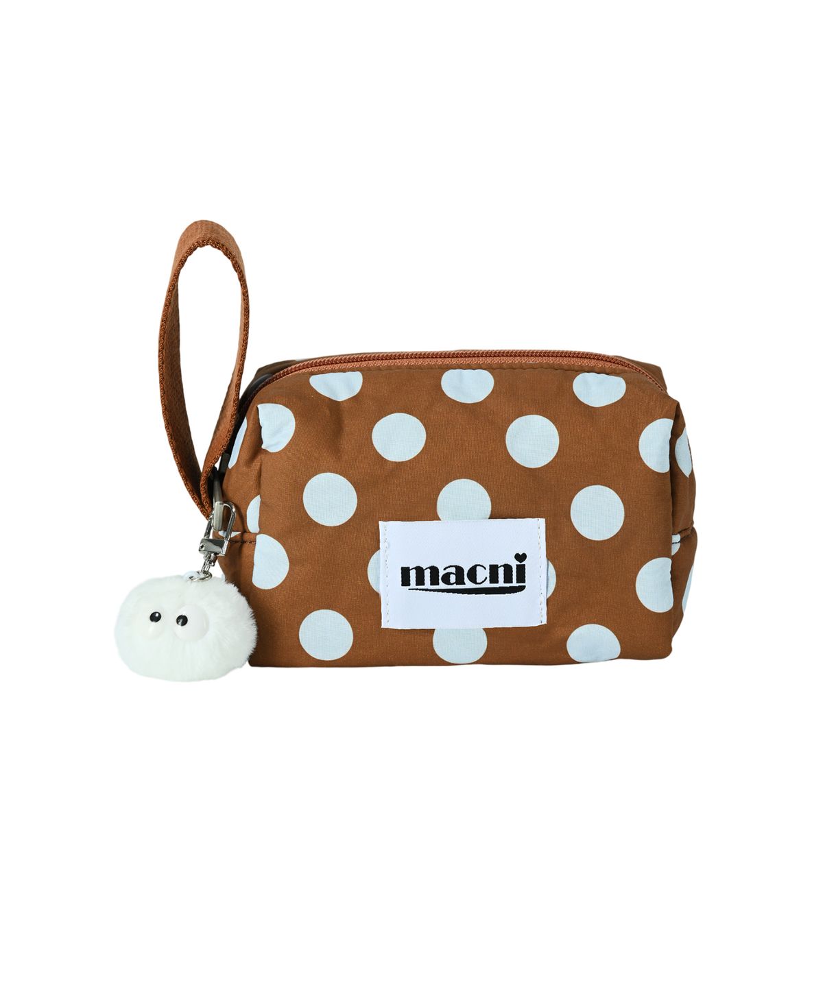 마크니(MACNI) NEMO BREAD POUCH DOT BROWN