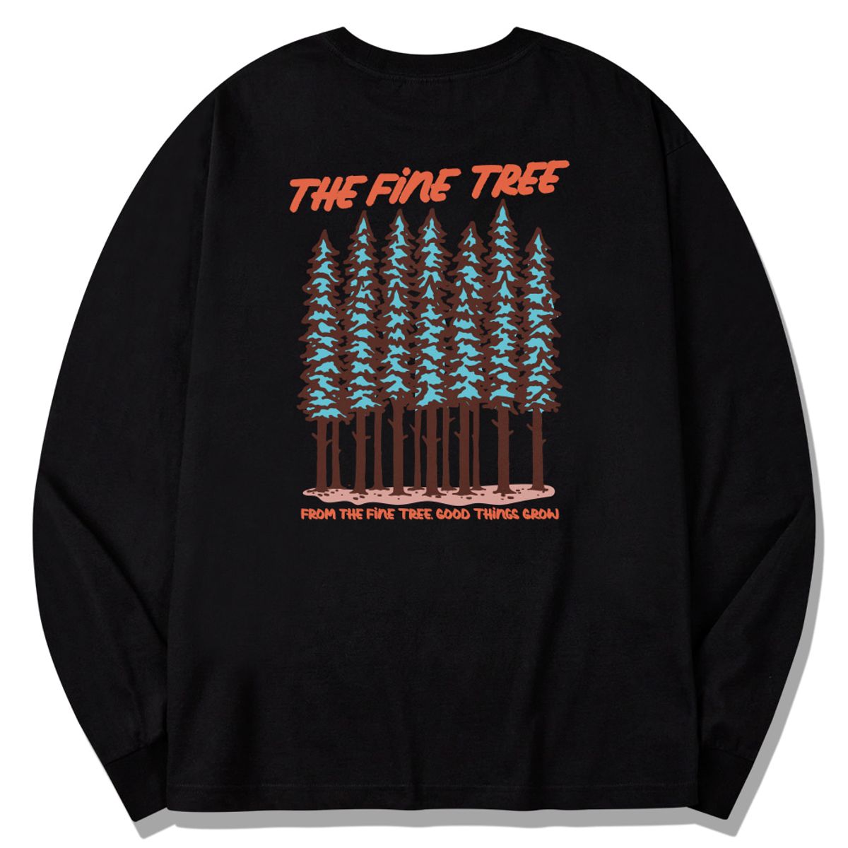 스플래시코드(SPLASHCODE) 롱슬리브 블랙 - 파인 트리(The Fine Tree)