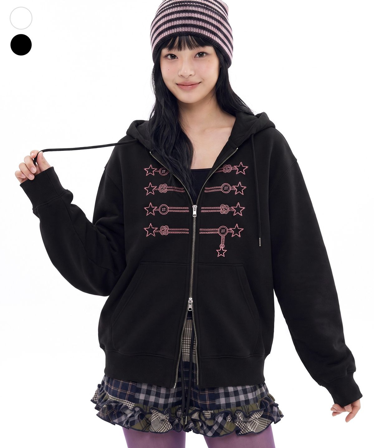 랜덤오프(RANDOMOFF) NAPOLEON STAR 2-WAY ZIP-UP (2color) [RLZH_0025]