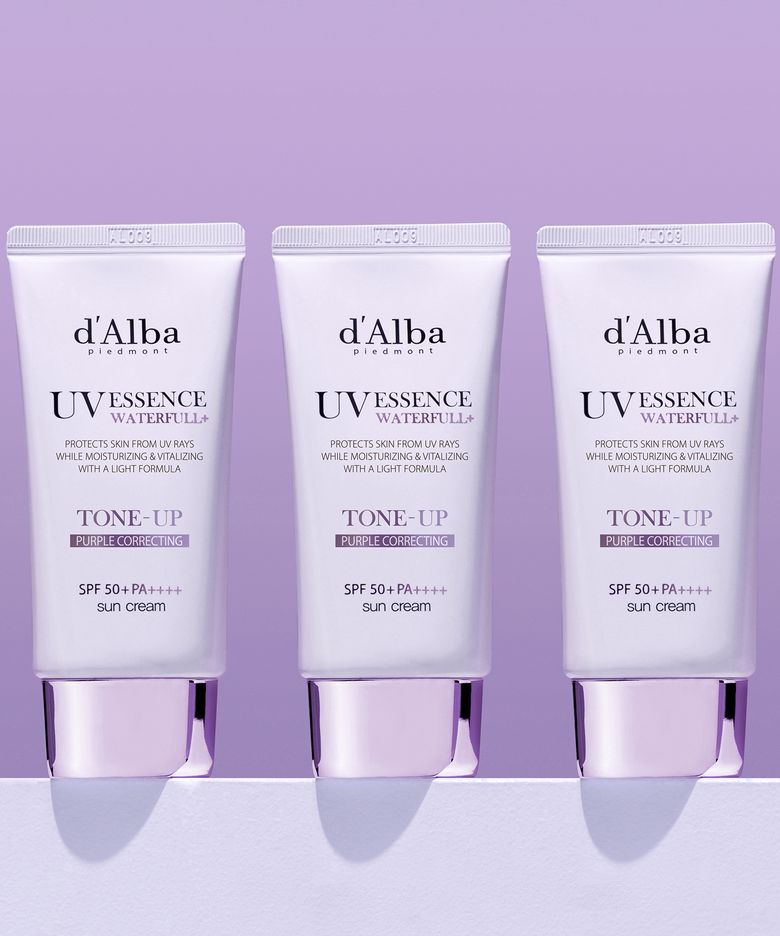워터풀 퍼플 톤업 선크림 50ml+50ml+50ml