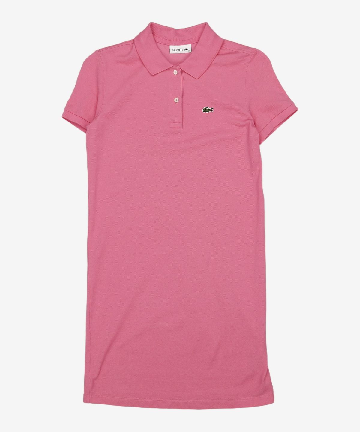 라코스테(LACOSTE) 여성 클래식 반팔 폴로 원피스 [핑크] 34