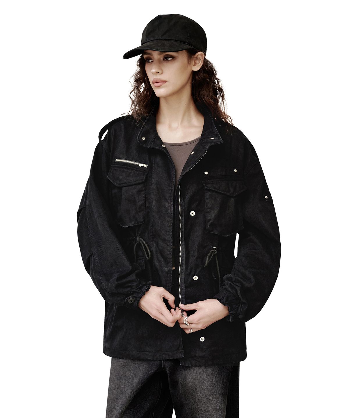 데케트 우먼(DECET WOMEN) Field Jacket DCWJK003BLACK