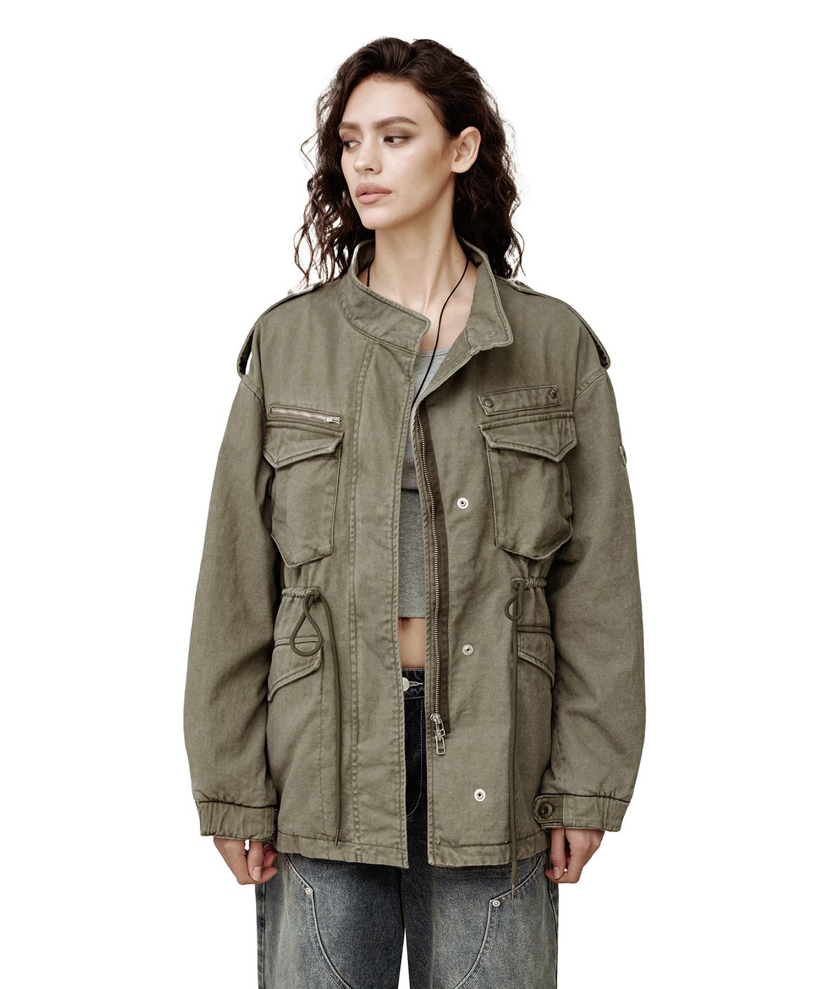 데케트 우먼(DECET WOMEN) Field Jacket DCWJK003KHAKI
