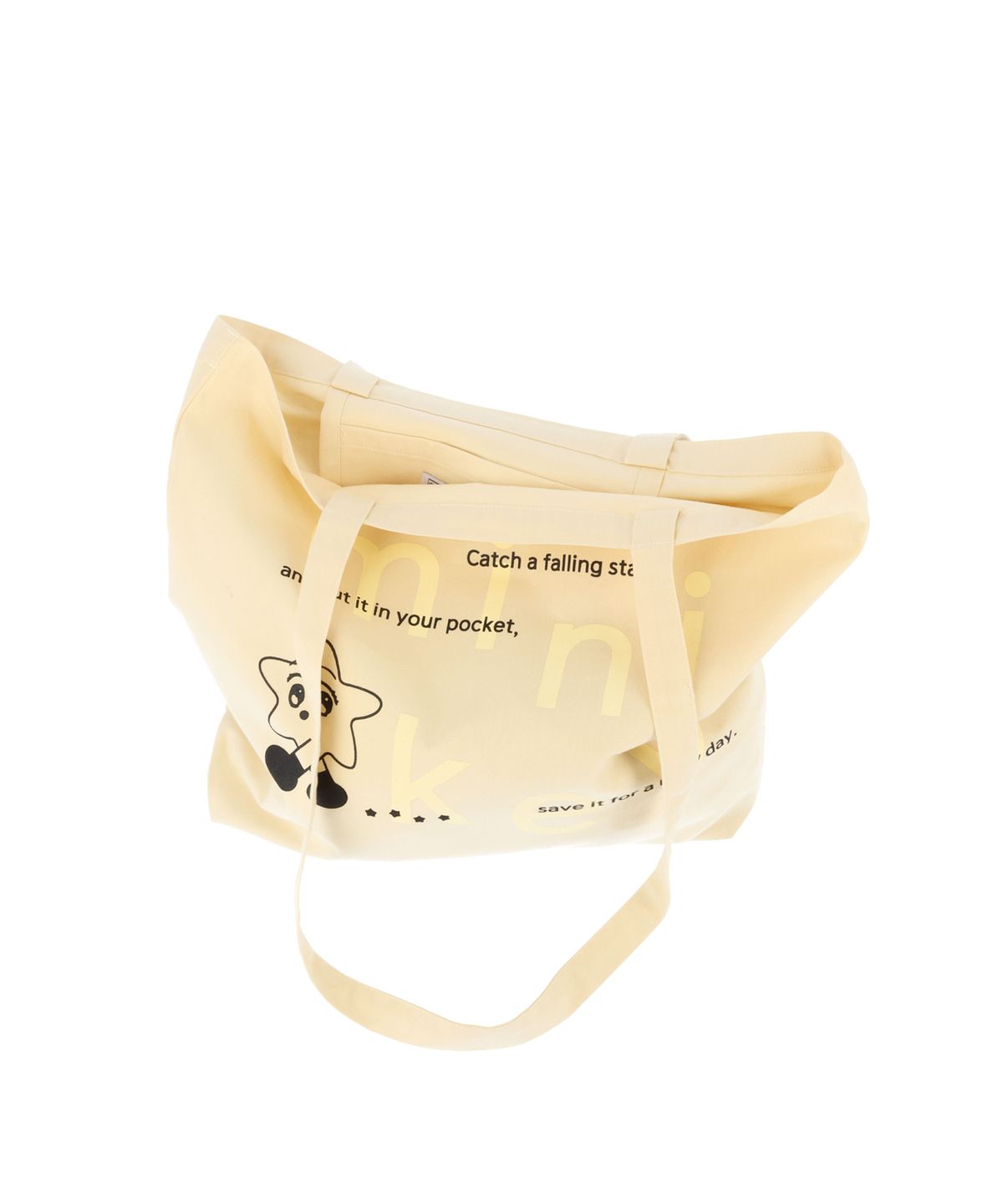 미니키(MINIKEY) Long Strap Bag (cream lemon)