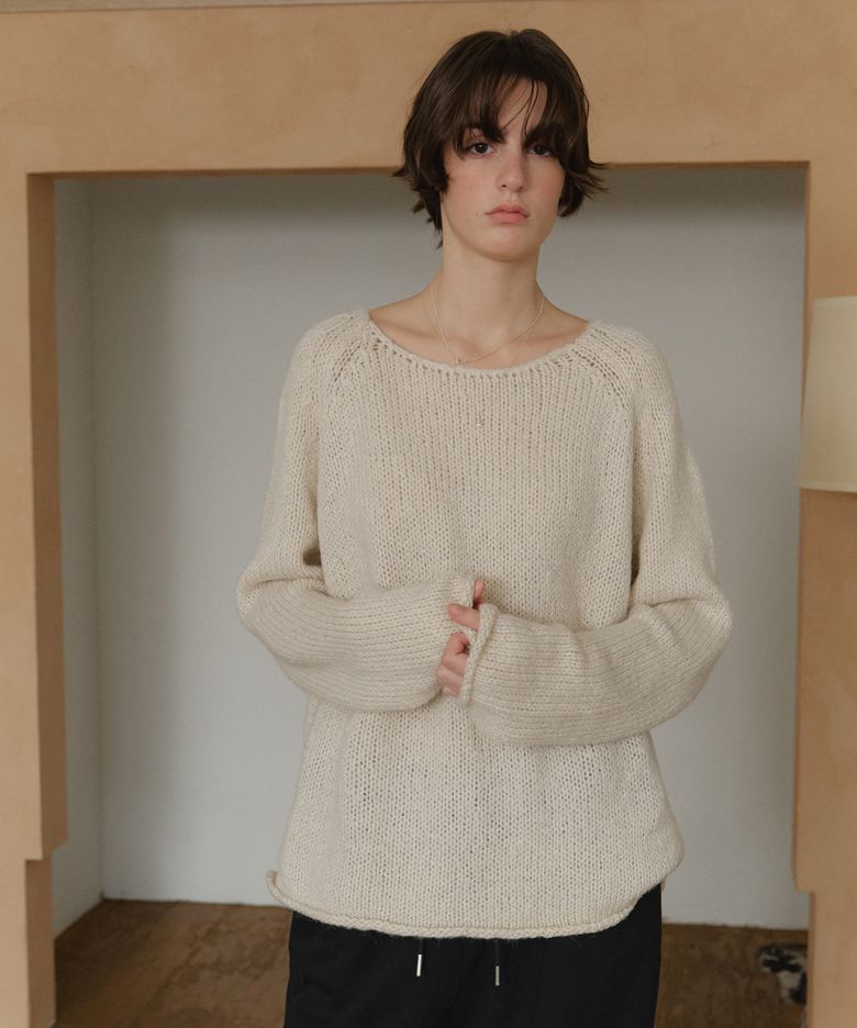 [5th] Bonheur raglan knit (oat beige)