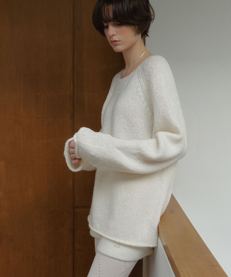 [6th] Bonheur raglan knit (ivory)