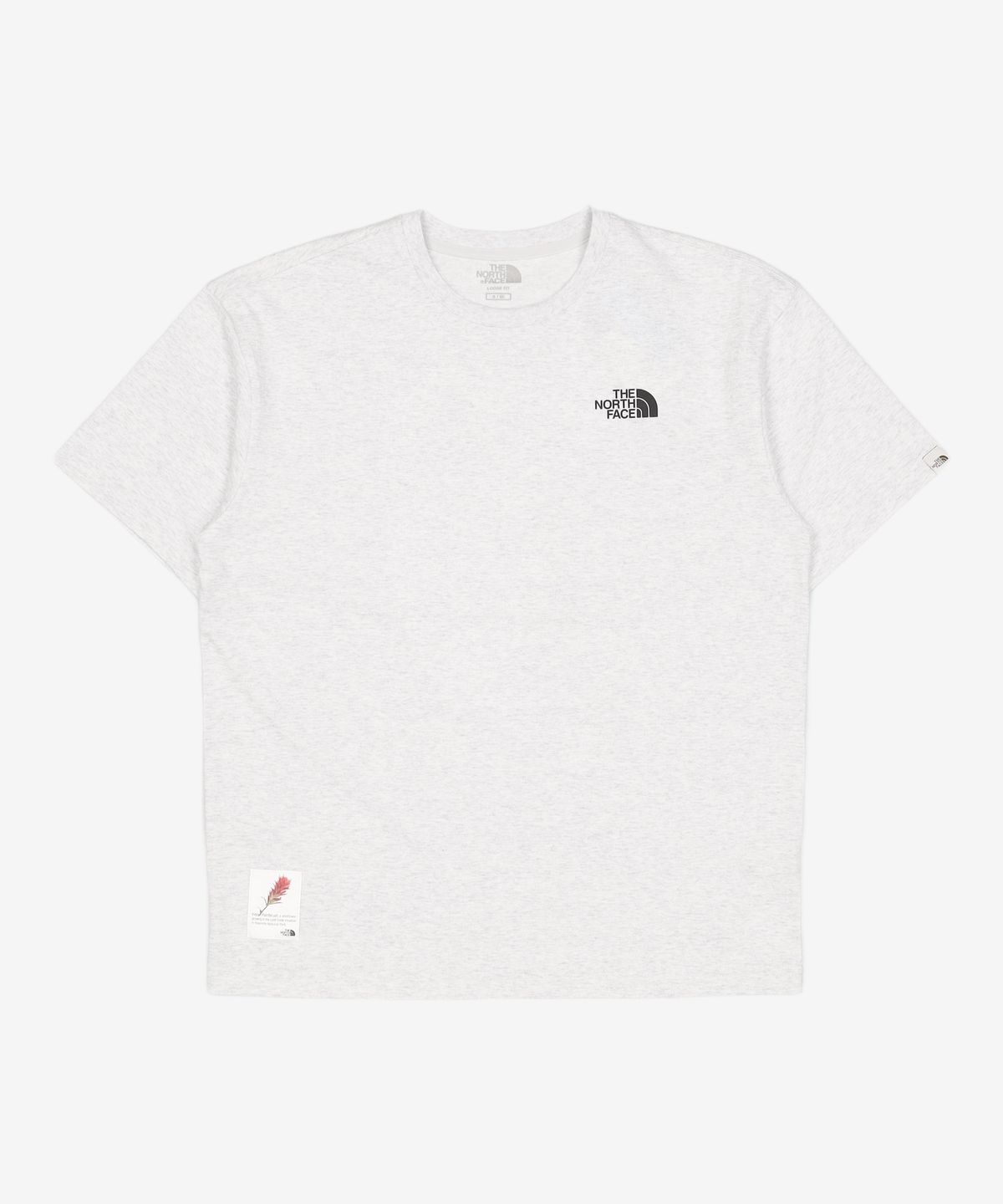 노스페이스(THE NORTH FACE) NT7UR09K 플라워 스프레이 반팔 라운드티 OATMEAL S