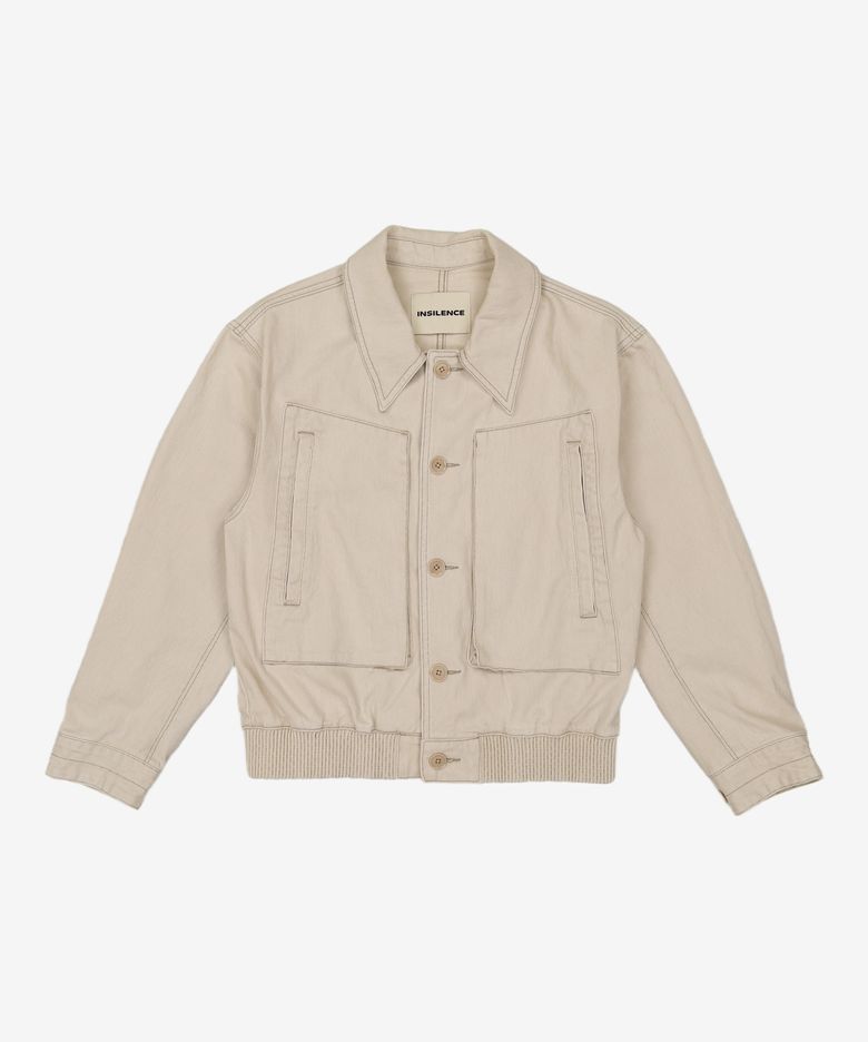 데님 보머 자켓 MOCHA BEIGE S