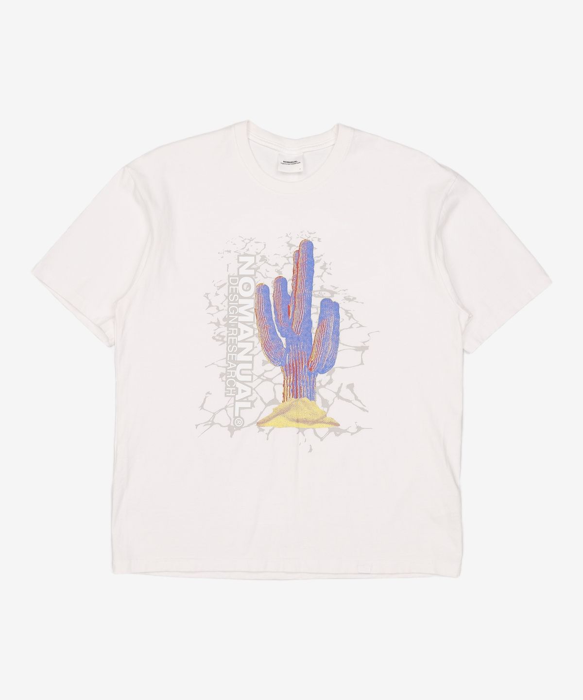 노매뉴얼(NOMANUAL) CACTUS T-SHIRT - WHITE M