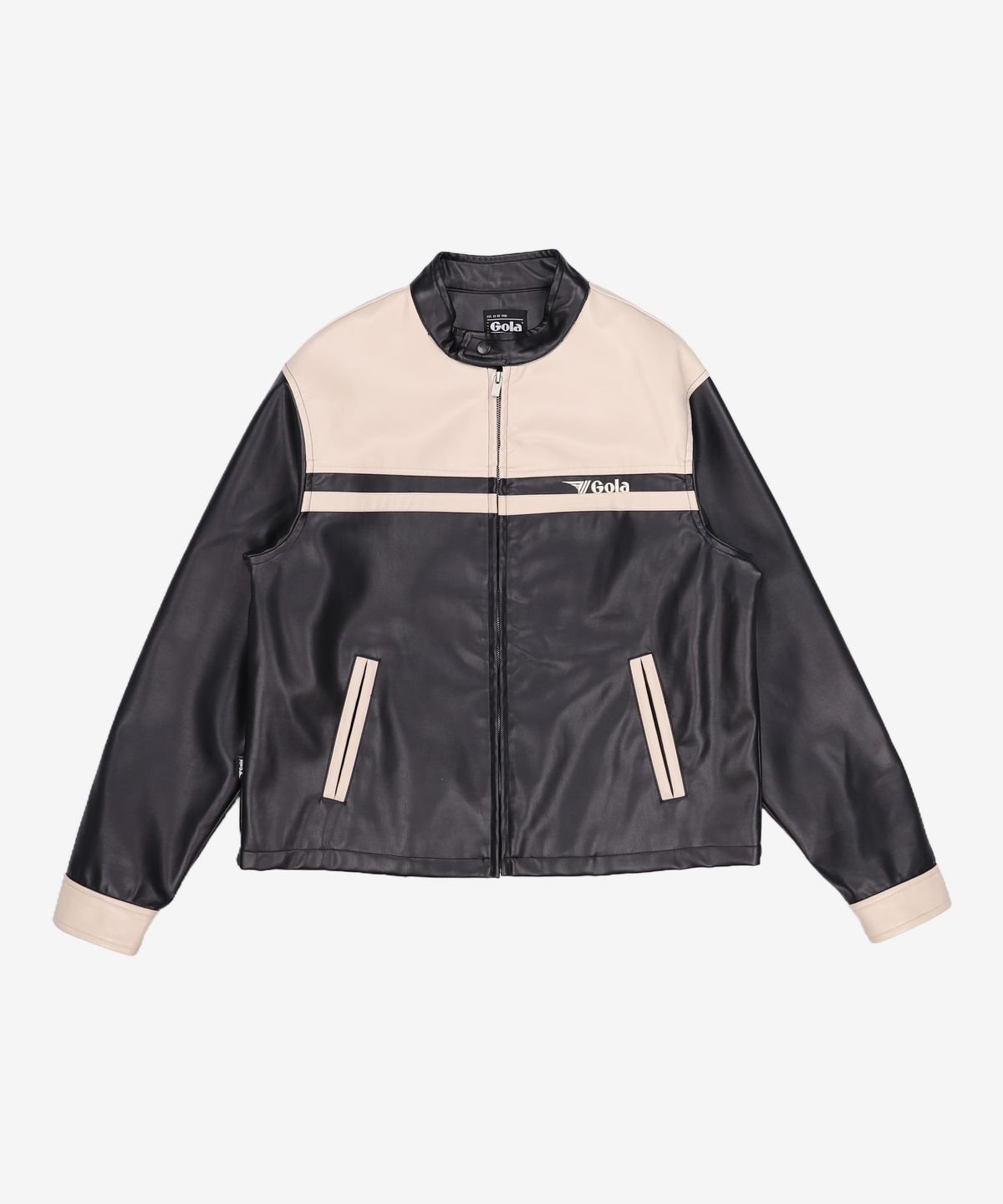 골라(GOLA) LEATHER BIKER JACKET [3 COLOR] M