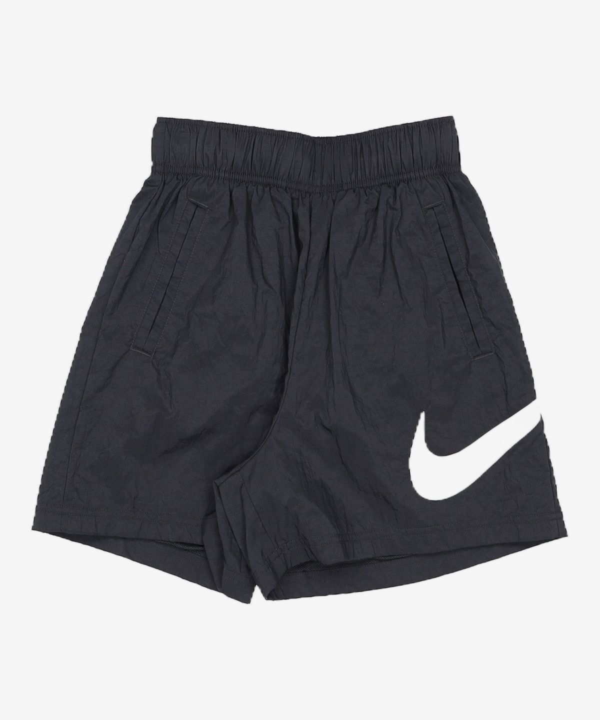나이키(NIKE) 스포츠웨어 에센셜 하이라이즈 우븐 쇼츠 W - 블랙:화이트 / DM6740-010 S