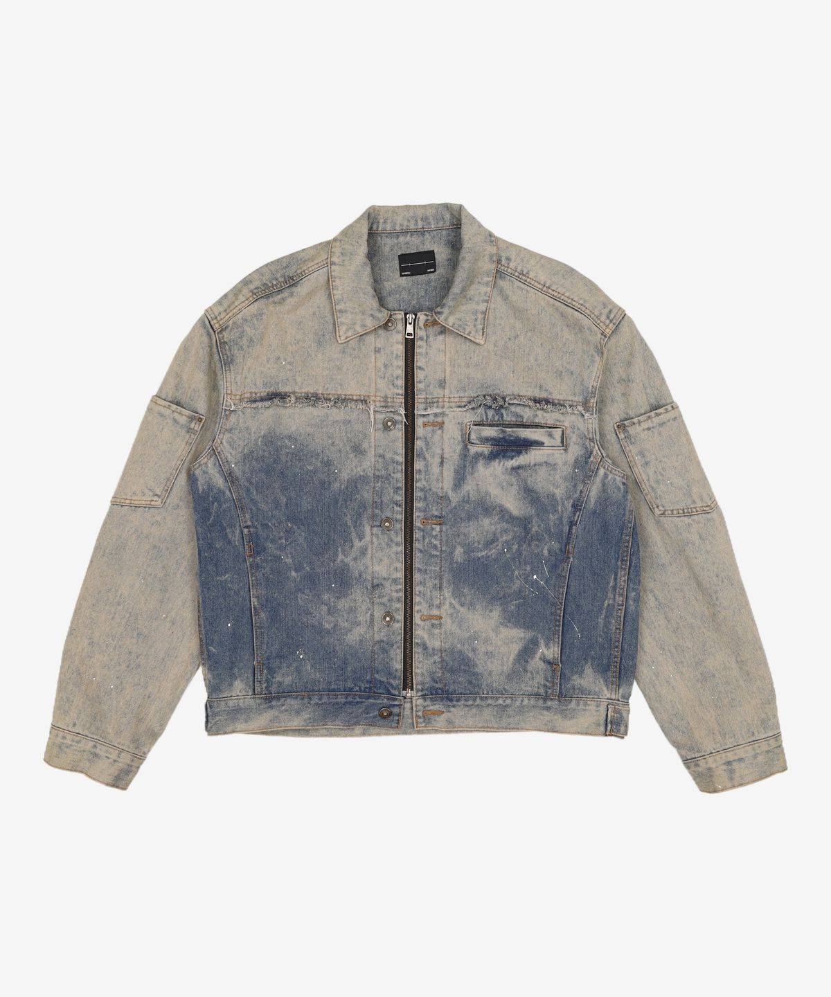 메종미네드(MAISON MINED) BALIN ZIPPER DENIM JACKET BLUE L