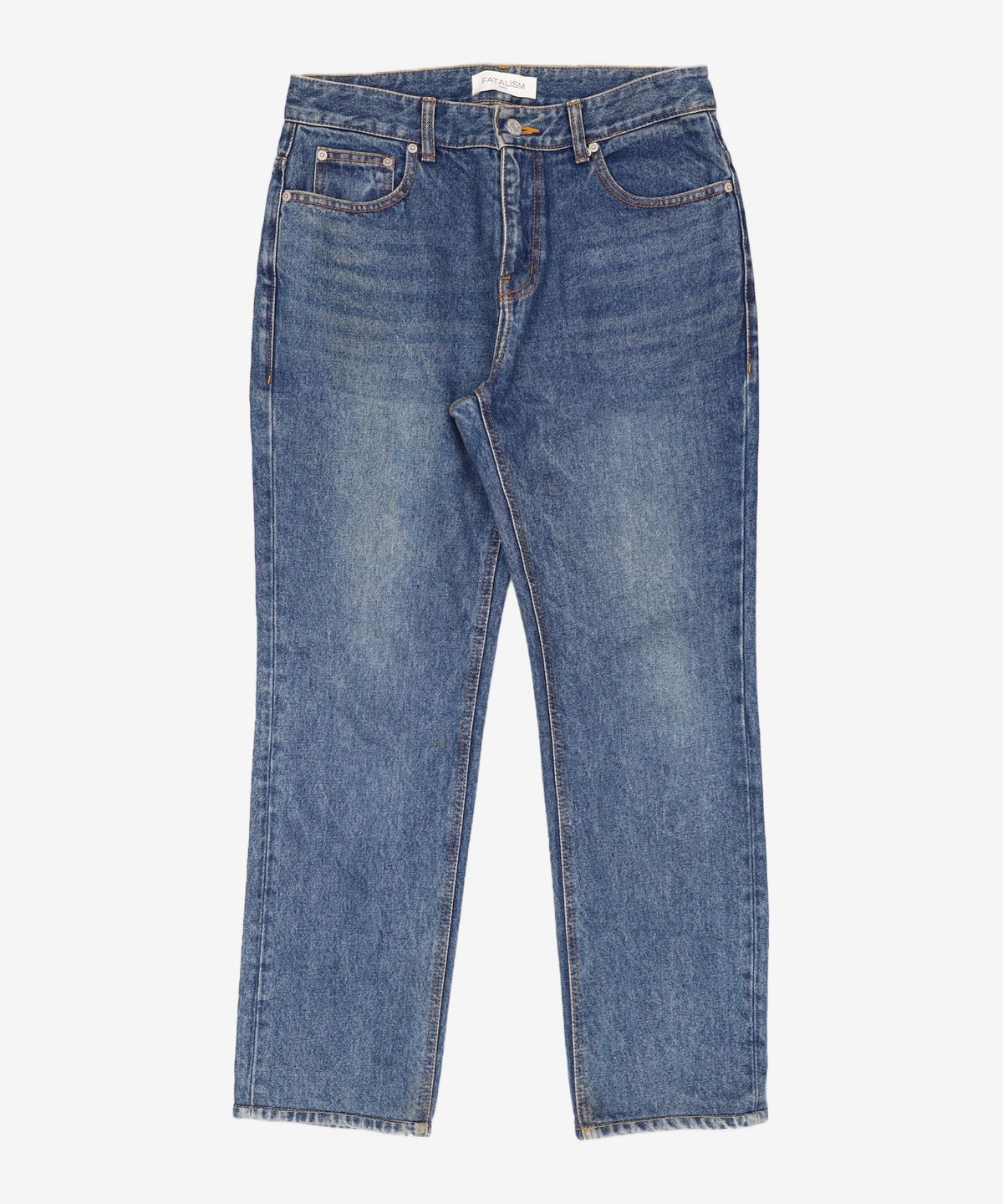 페이탈리즘(FATALISM) #0212 Orient blue straight fit 46