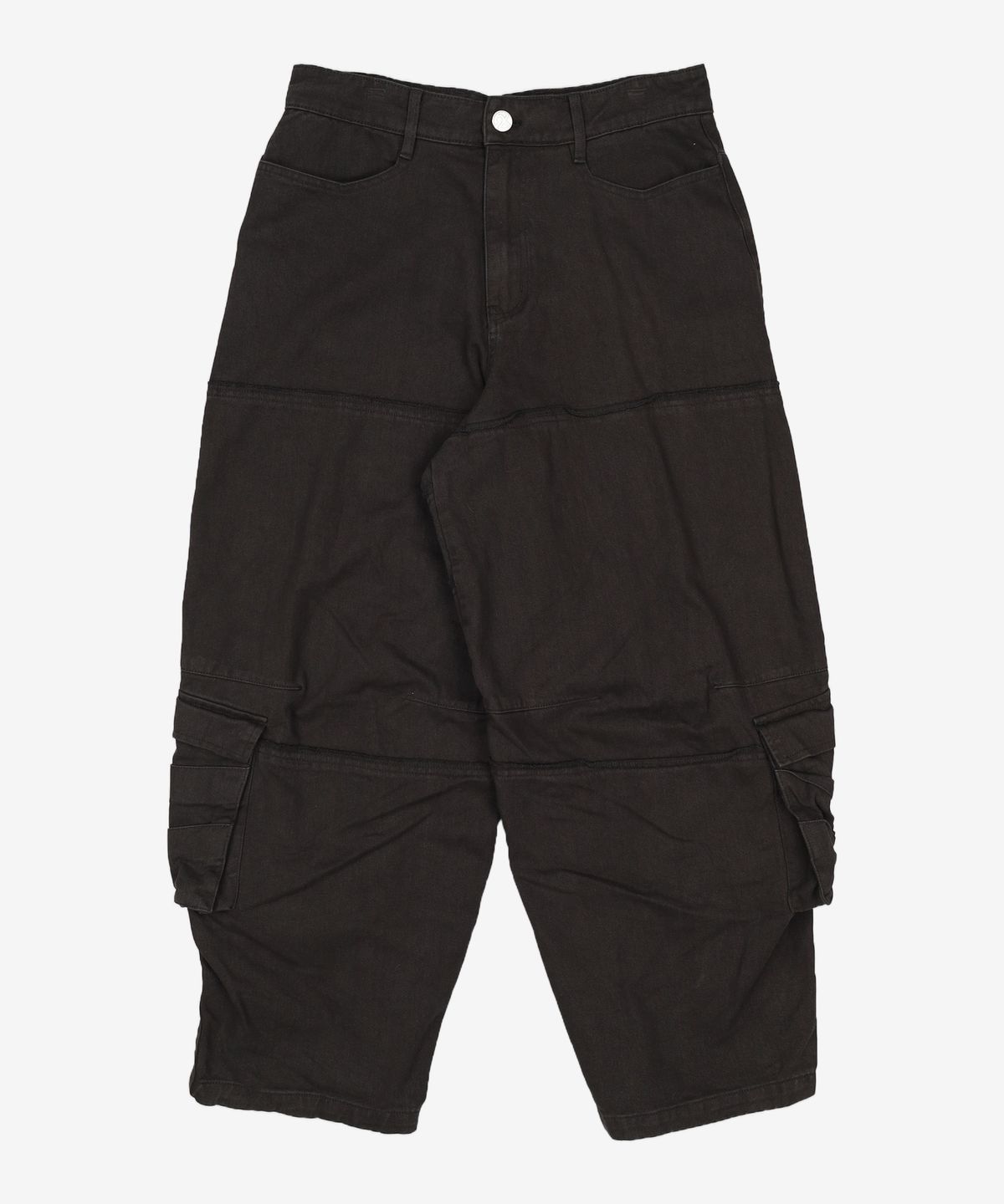 노매뉴얼(NOMANUAL) R.D WIDE CARGO PANTS - BLACK M