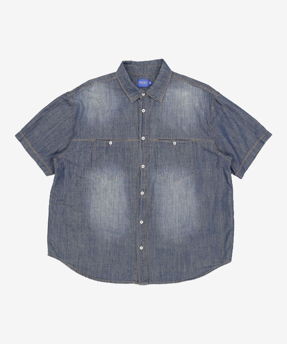 데케트(DECET) [패션플래닛X데케트]Slit Pocket Short Shirts DCSH015 XL