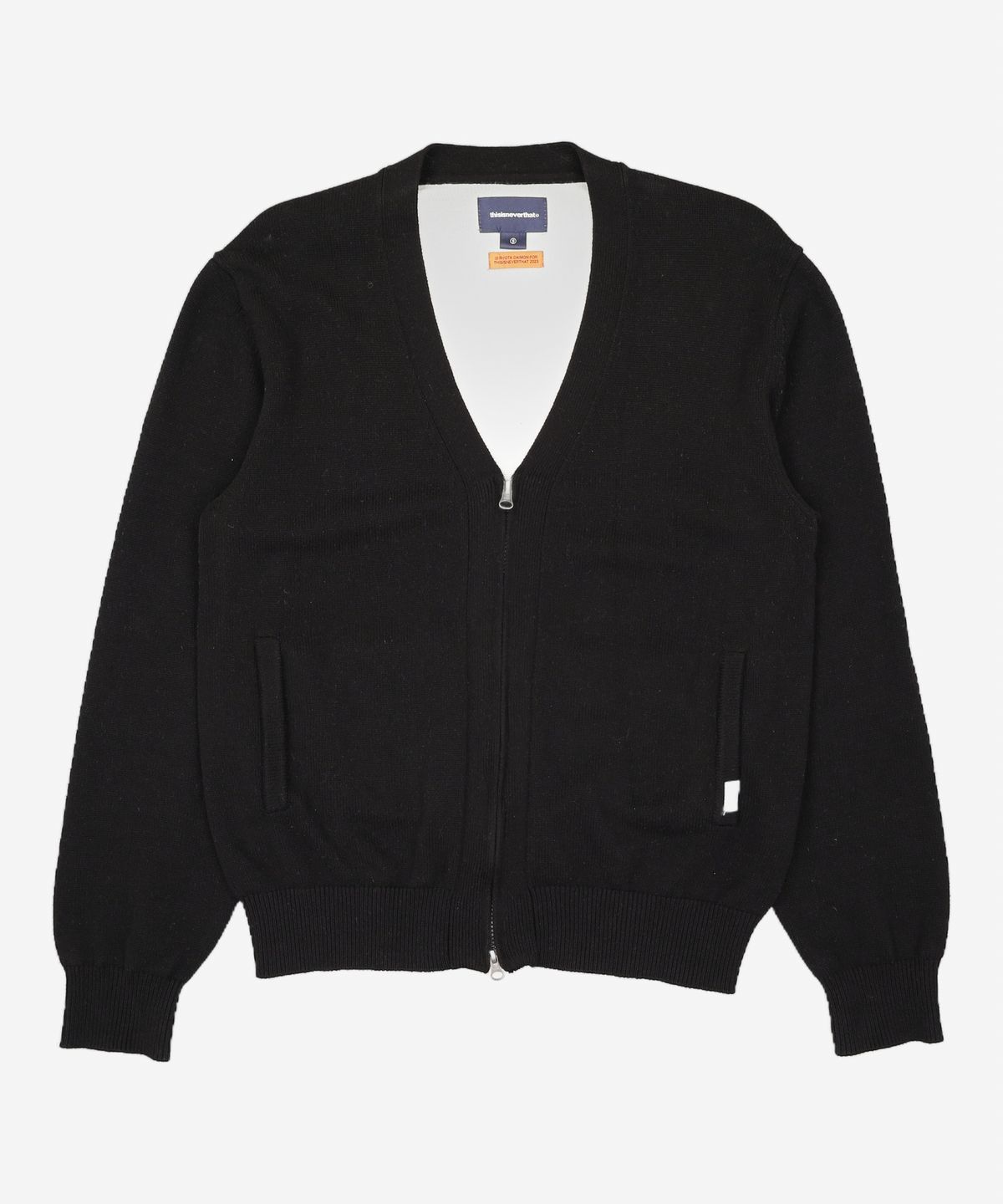 디스이즈네버댓(THISISNEVERTHAT) Chess Zip Cardigan Black S