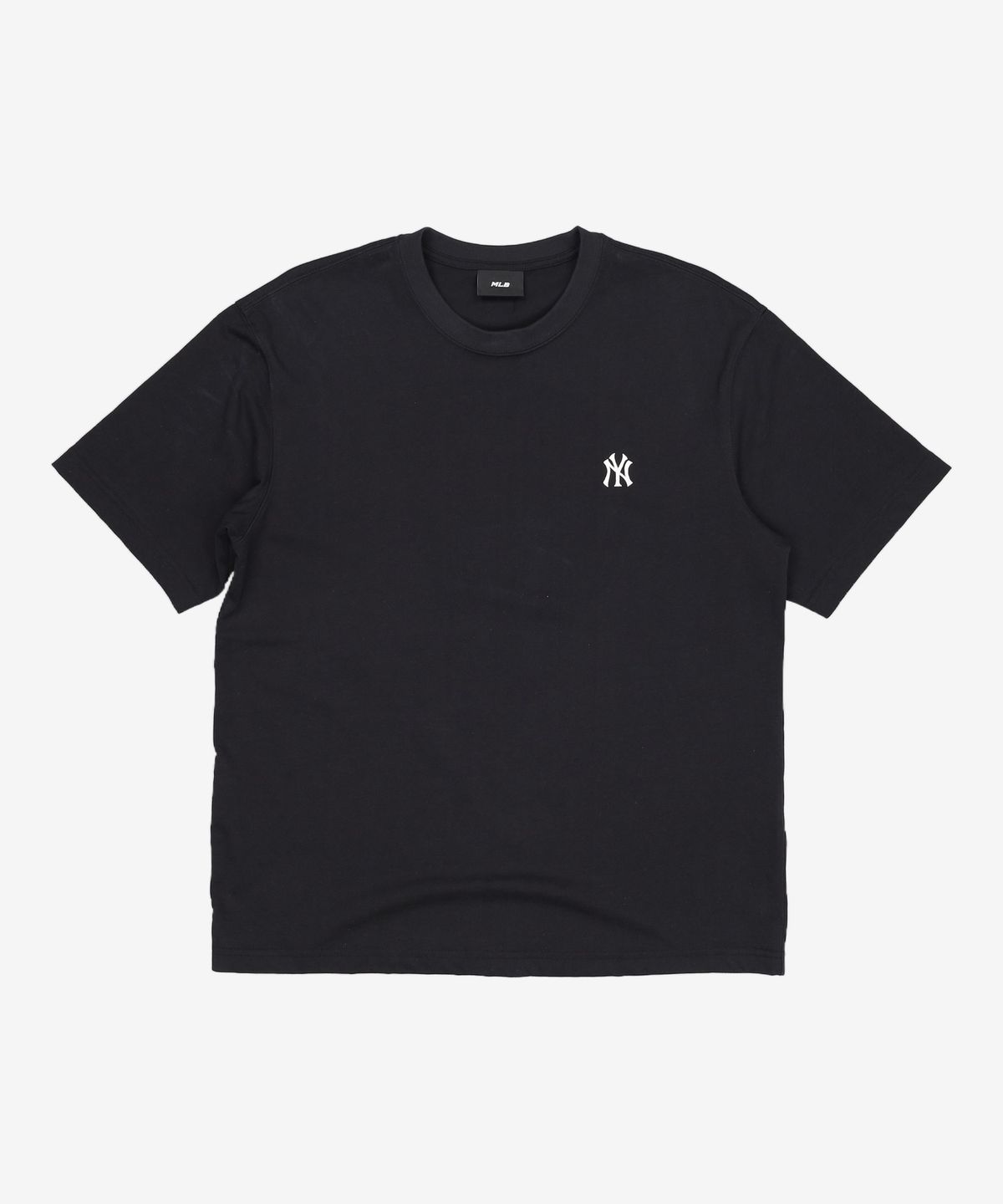 엠엘비(MLB) 베이직 헤비웨이트 오버핏 반팔 티셔츠 NY (Black) L