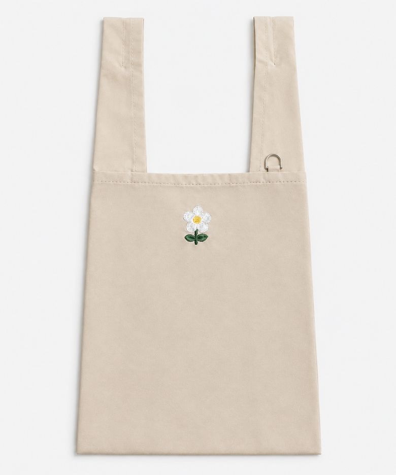 BONBEAU lucky club flower market bag 럭키클럽 마켓백 플라워 자수 데일리 에코백