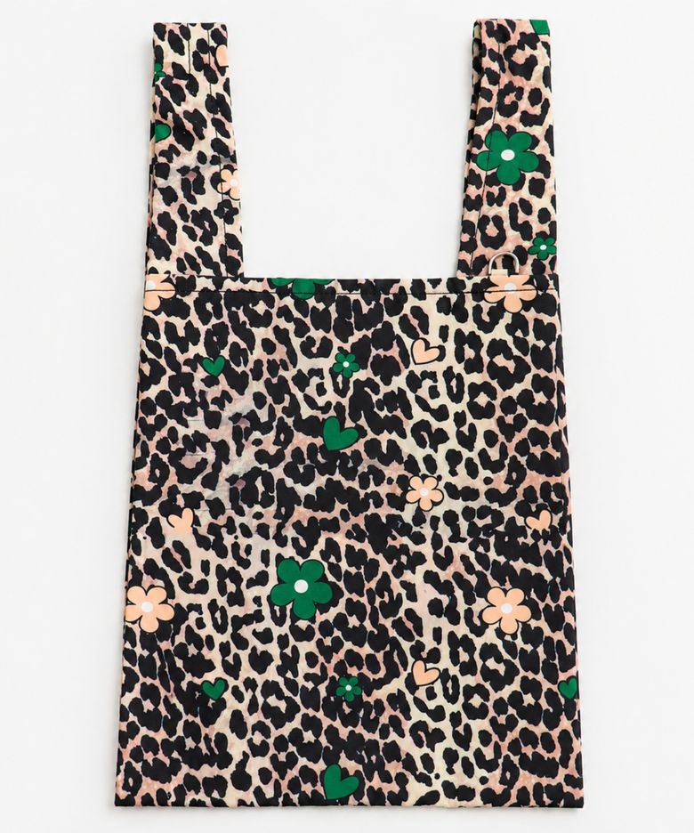 BONBEAU lucky club leopard market bag 럭키클럽 마켓백 호피무늬 레오파드 데일리 에코백