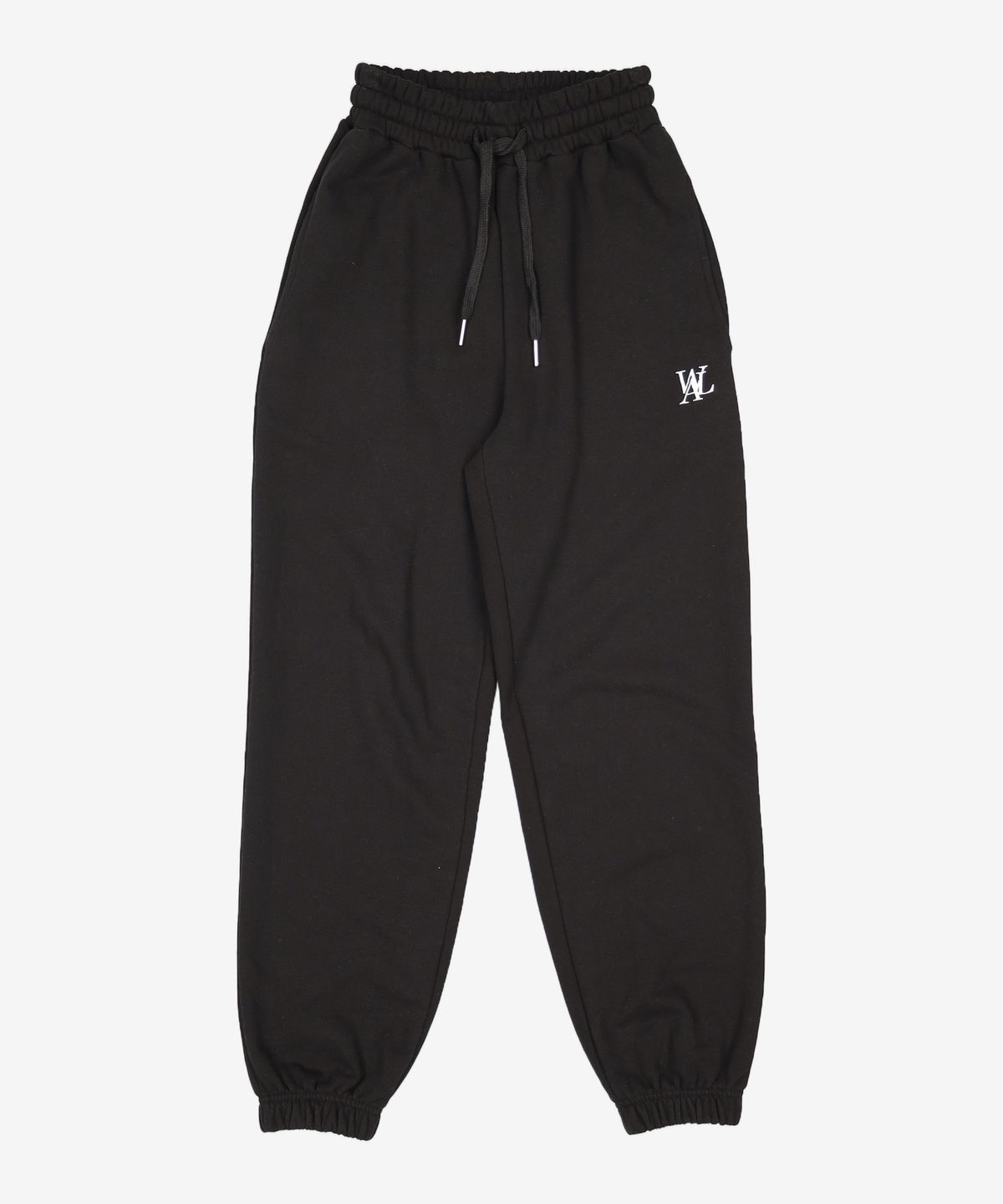 우알롱(WOOALONG) Signature jogger pants - BLACK S
