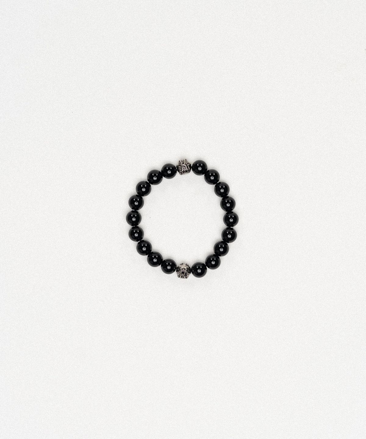 카미야(KAMIYA) KMY Ball Natural Stone Blacelet - BLACK