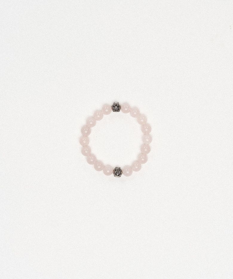 KMY Ball Natural Stone Blacelet - PINK