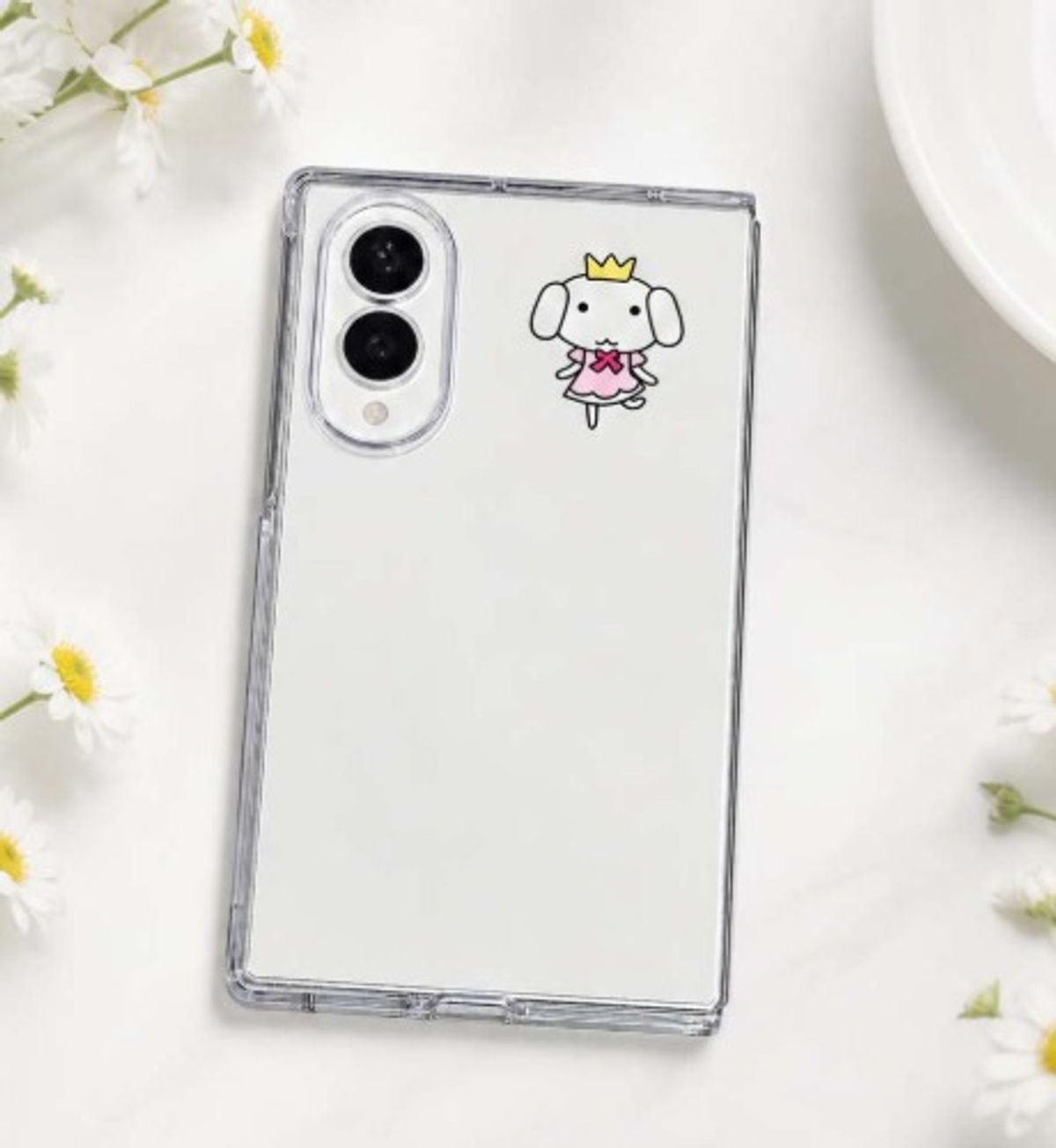 이레케이스앤굿즈(IRECASEGOODS) 공주님 갤럭시 Z 폴드8 와이드 울트라 투명 하드케이스