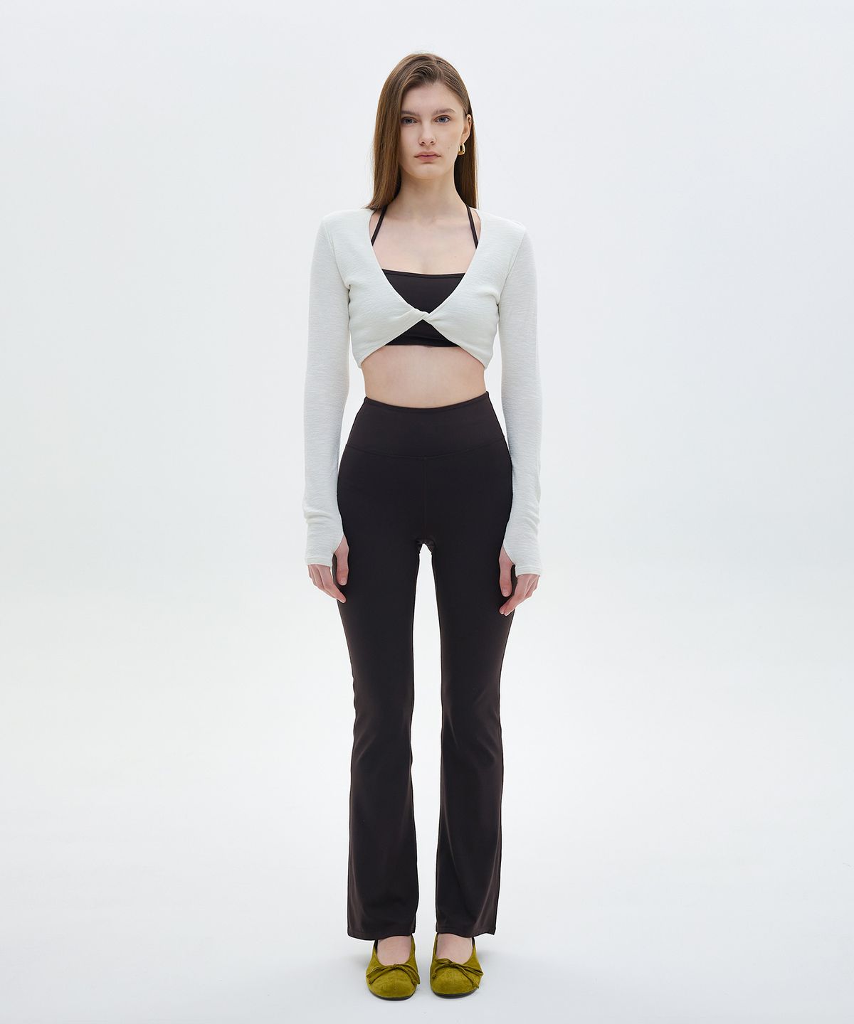 아데바(ADEVA) Classic Bootcut Leggings_2color