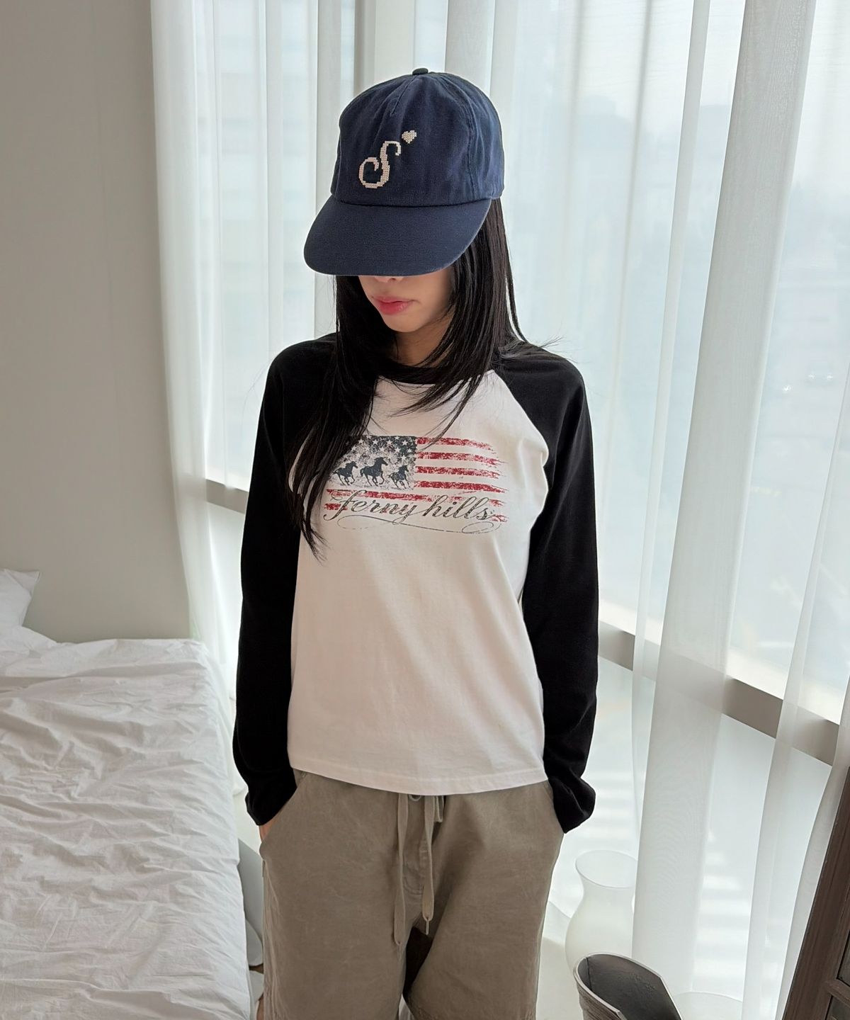 퍼니힐즈(FERNY HILLS) USA 나그랑 롱슬리브 화이트