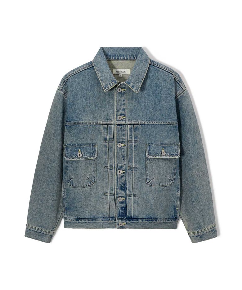 VINTAGE WASH TYPE-2 데님 트러커 재킷