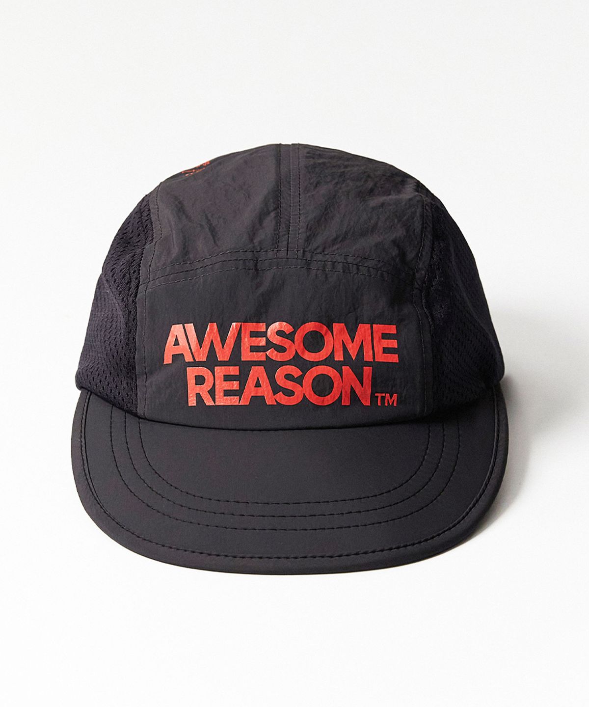 어썸리즌(AWESOME REASON) 5패널 라이트 러닝캡 차콜