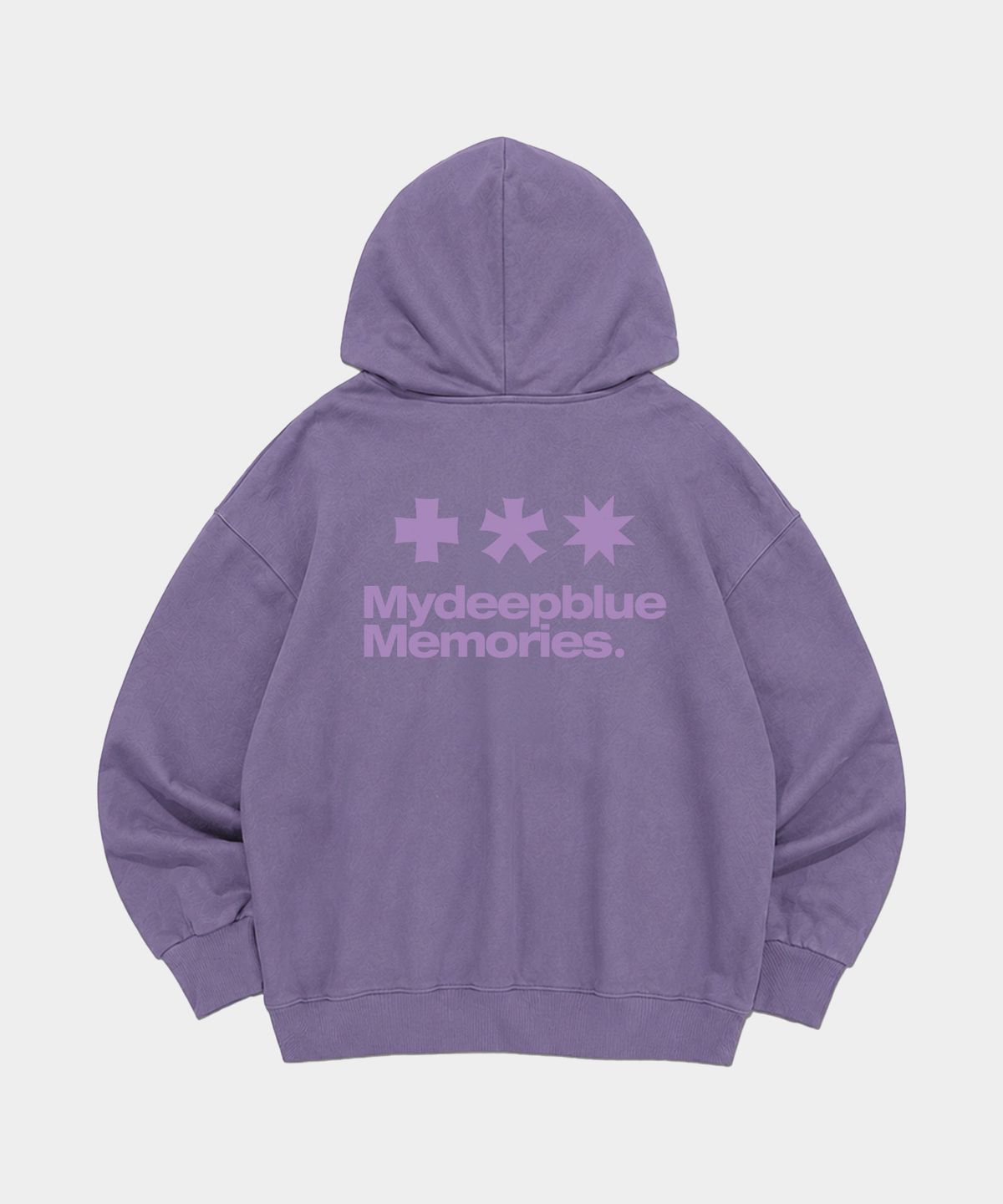 마이딥블루메모리즈(MY DEEP BLUE MEMORIES) (zp) MM SYMBOL LOGO 2WAY ZIP-UP (PURPLE)